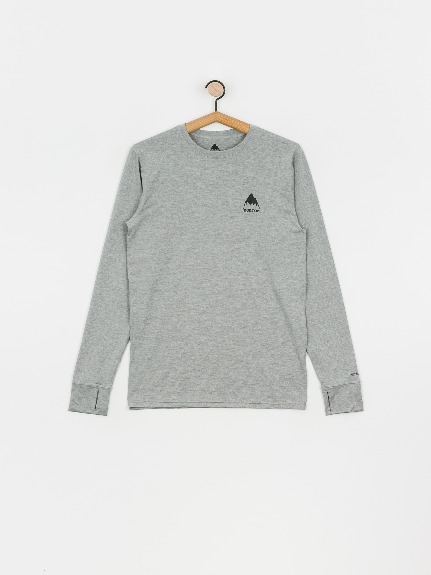 Férfi Burton Lightweight X Base Layer Hosszú ujjú thermo felső (gray heather)