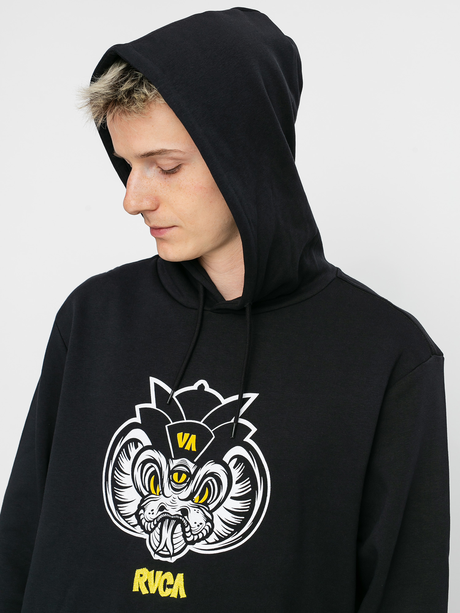 RVCA Roberto Snake HD Kapucnis pulóver (black)