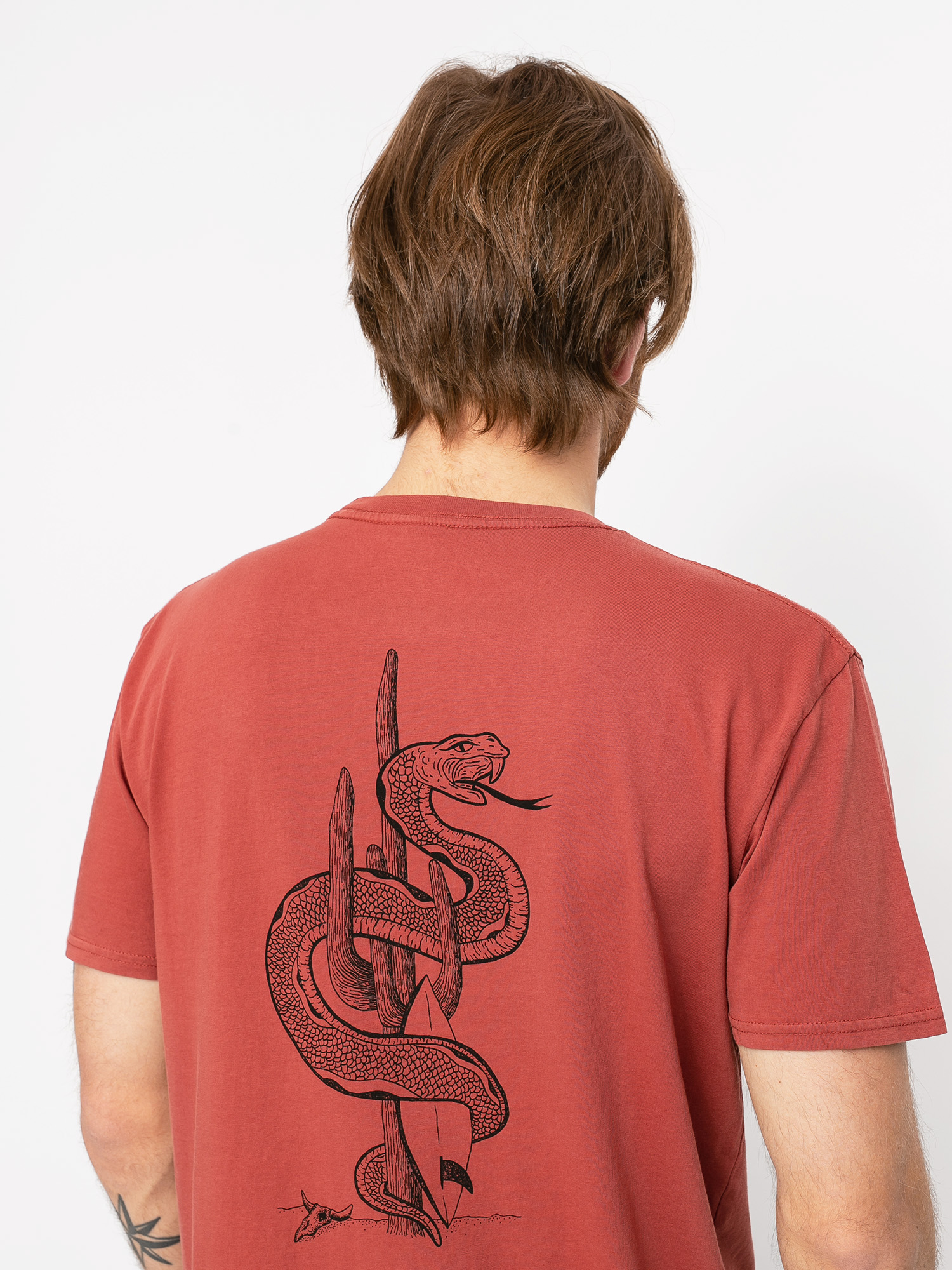 Quiksilver Desert Trippn Ujjatlan felső (henna)