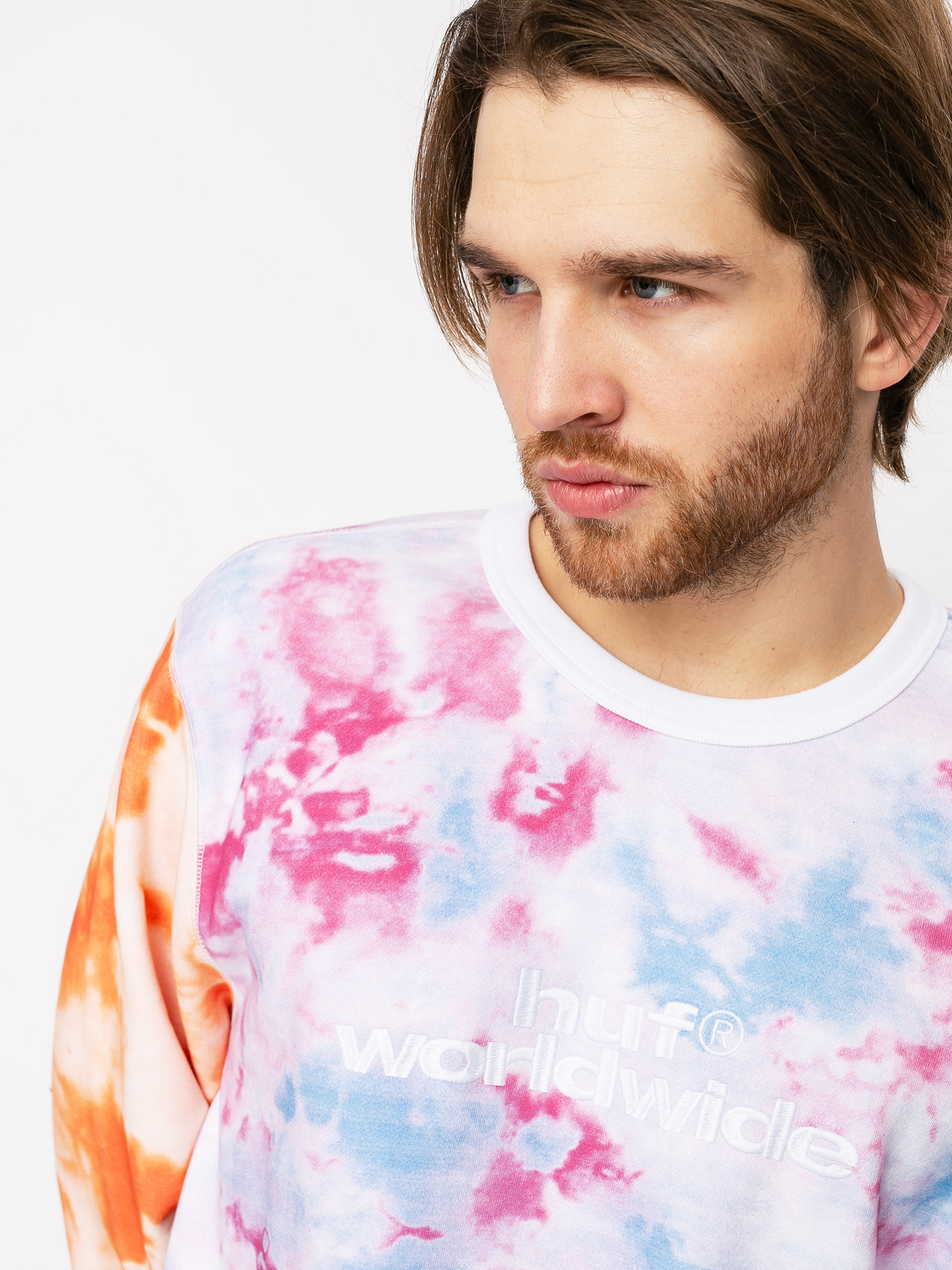 HUF Euphoria Crewneck Pulóver (plastic pink)