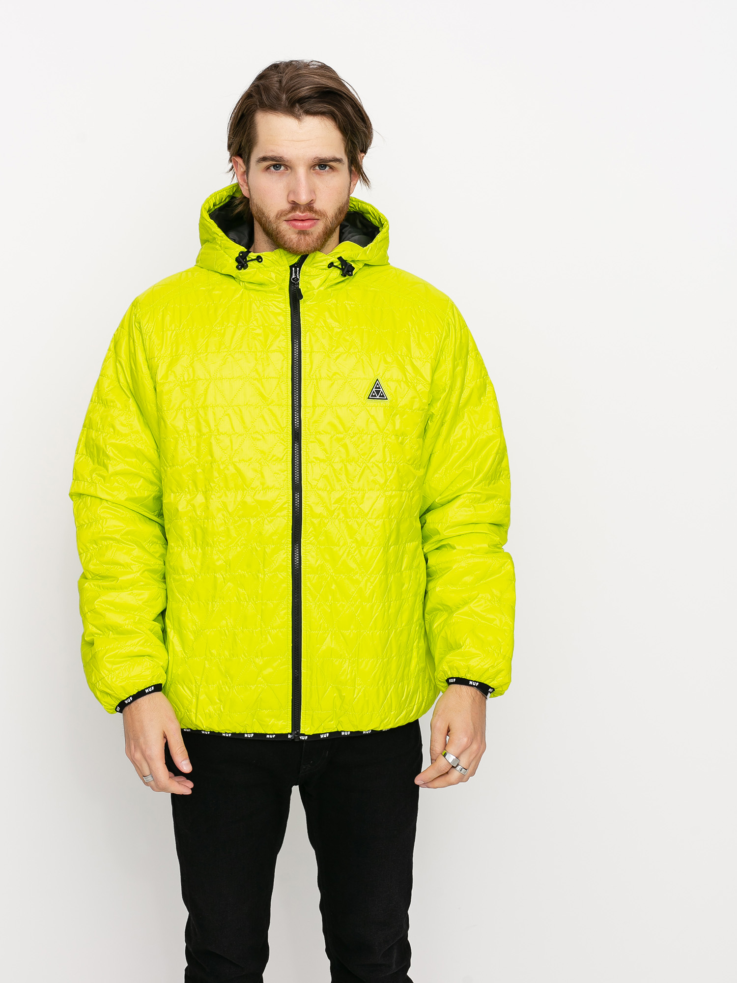 HUF Polygon Quilted Dzseki (bio lime)
