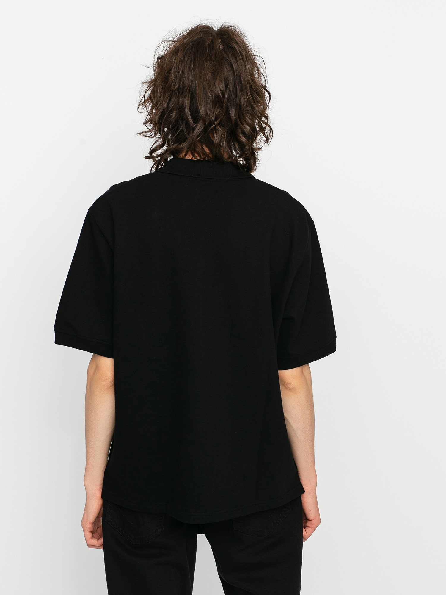 Polar Skate Pique Pólóing (black)