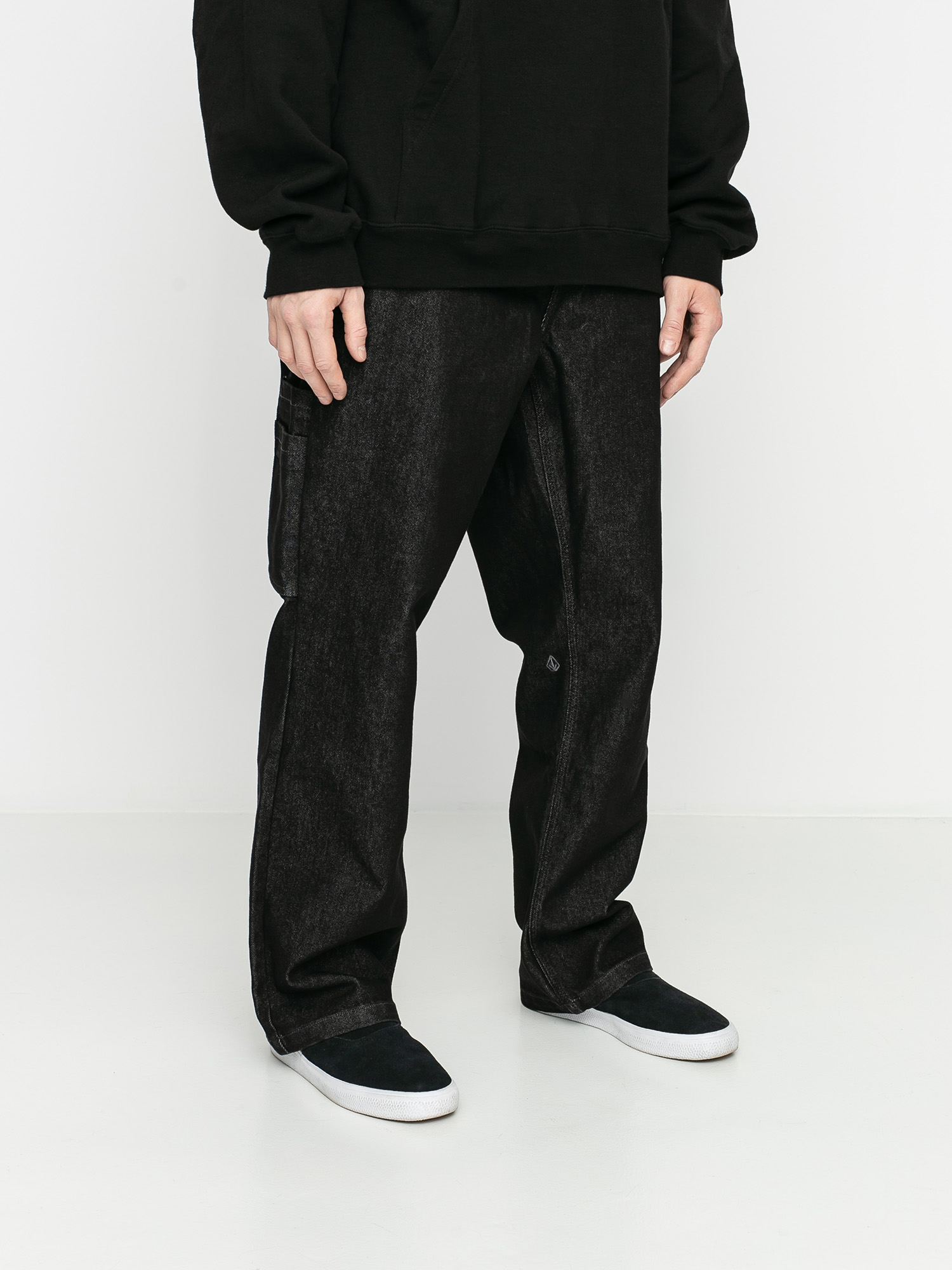 Volcom Vlcmxgirl Skateboards Chino Kisnadrág (black)