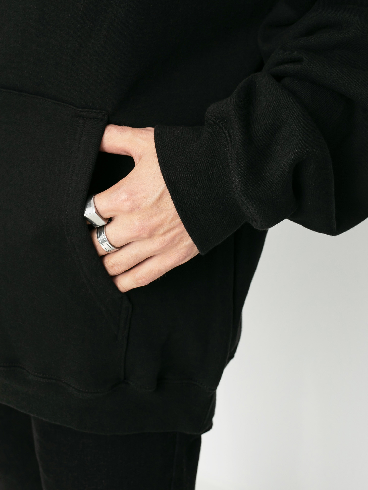 eS Script HD Kapucnis pulóver (black)