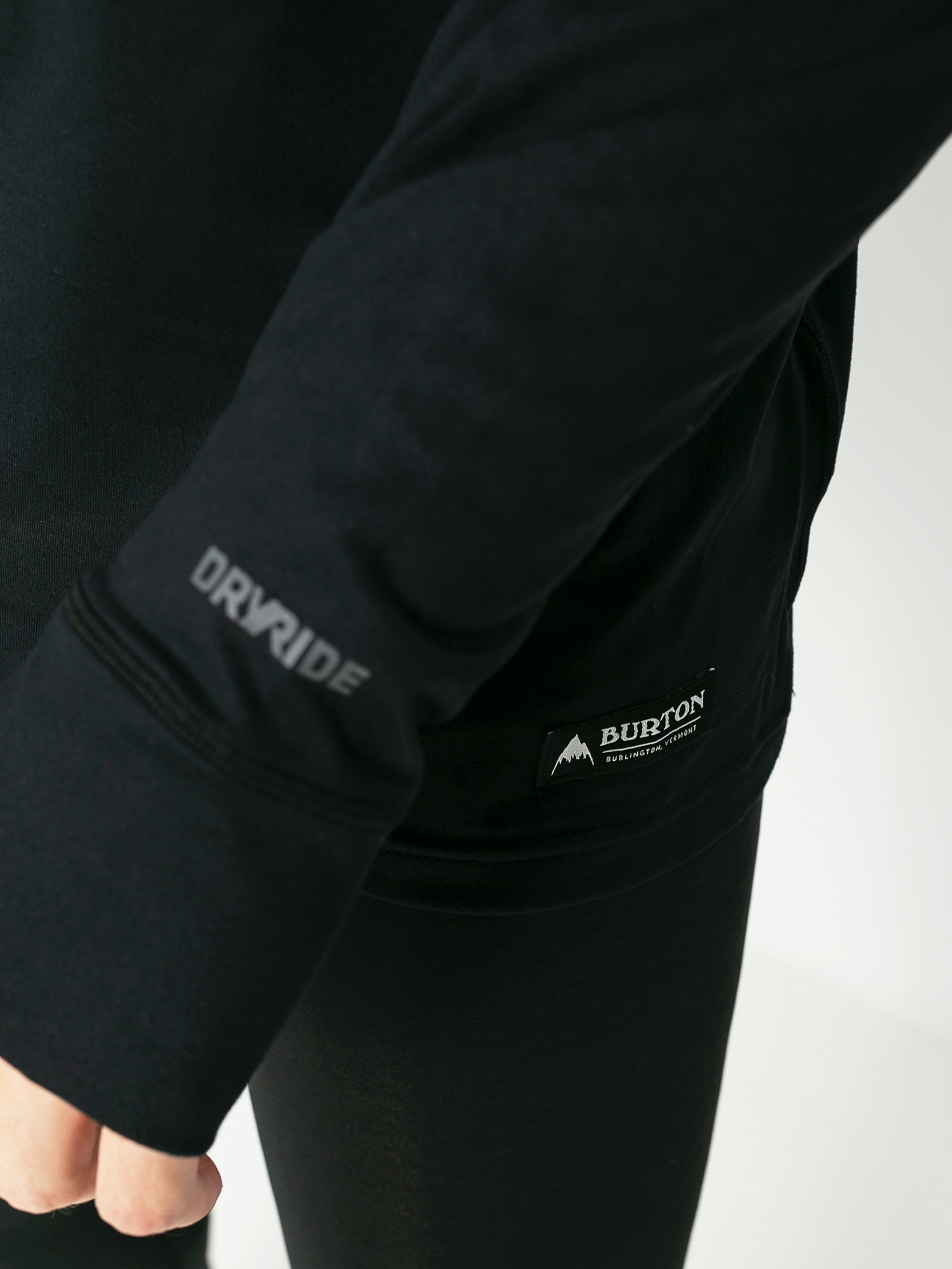 Férfi Burton Midweight Base Layer Crew Hosszú ujjú thermo felső (true black)