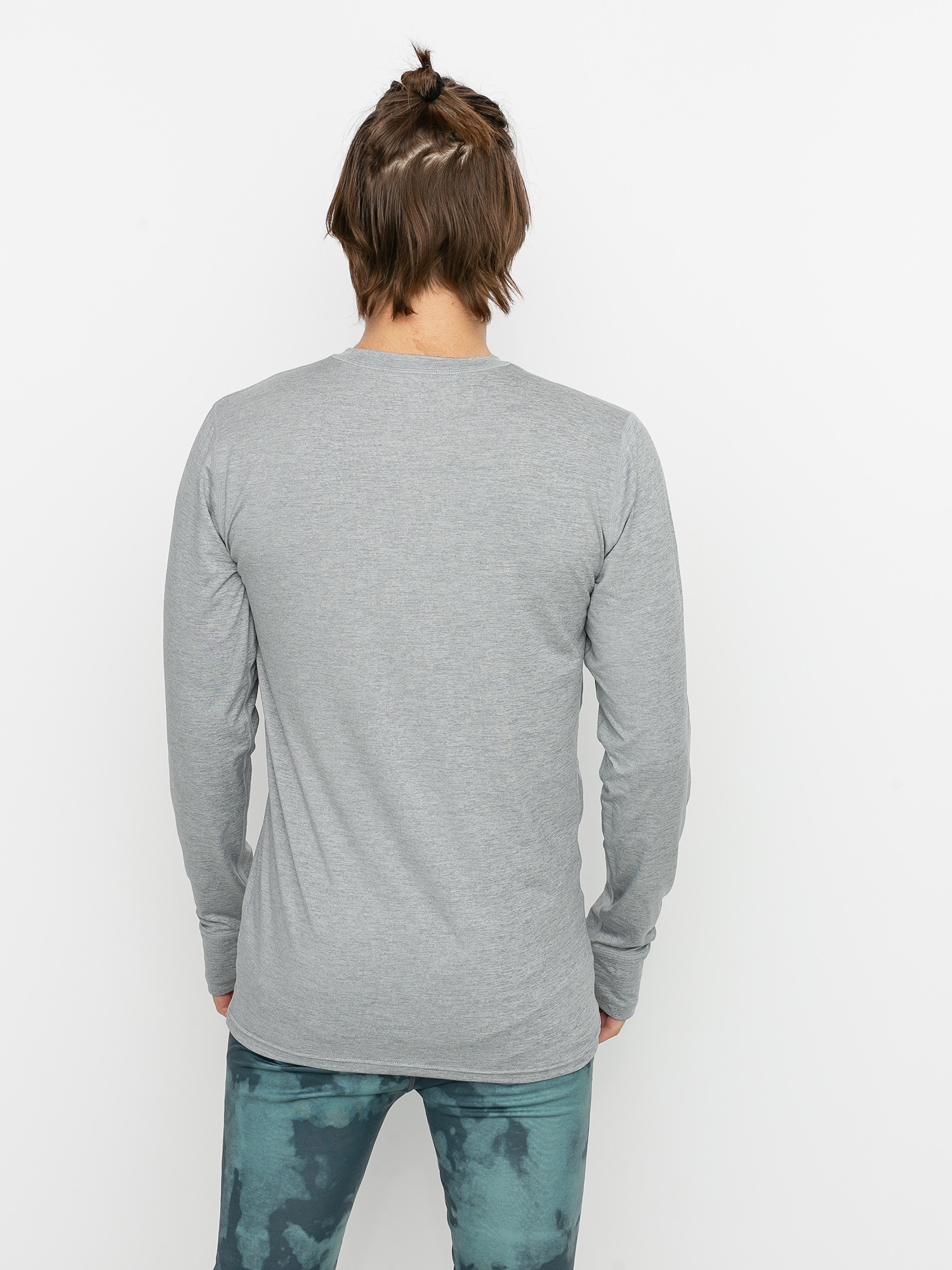 Férfi Burton Lightweight X Base Layer Hosszú ujjú thermo felső (gray heather)