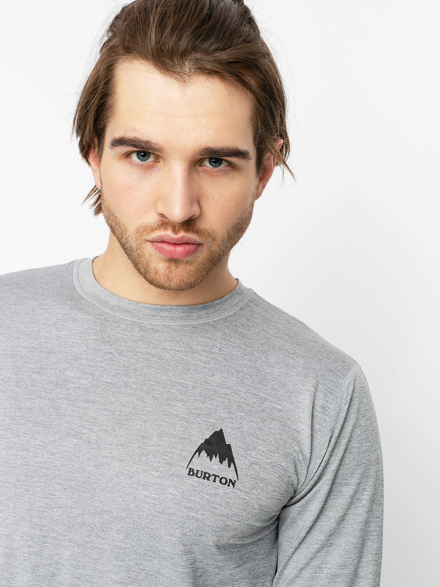 Férfi Burton Lightweight X Base Layer Hosszú ujjú thermo felső (gray heather)