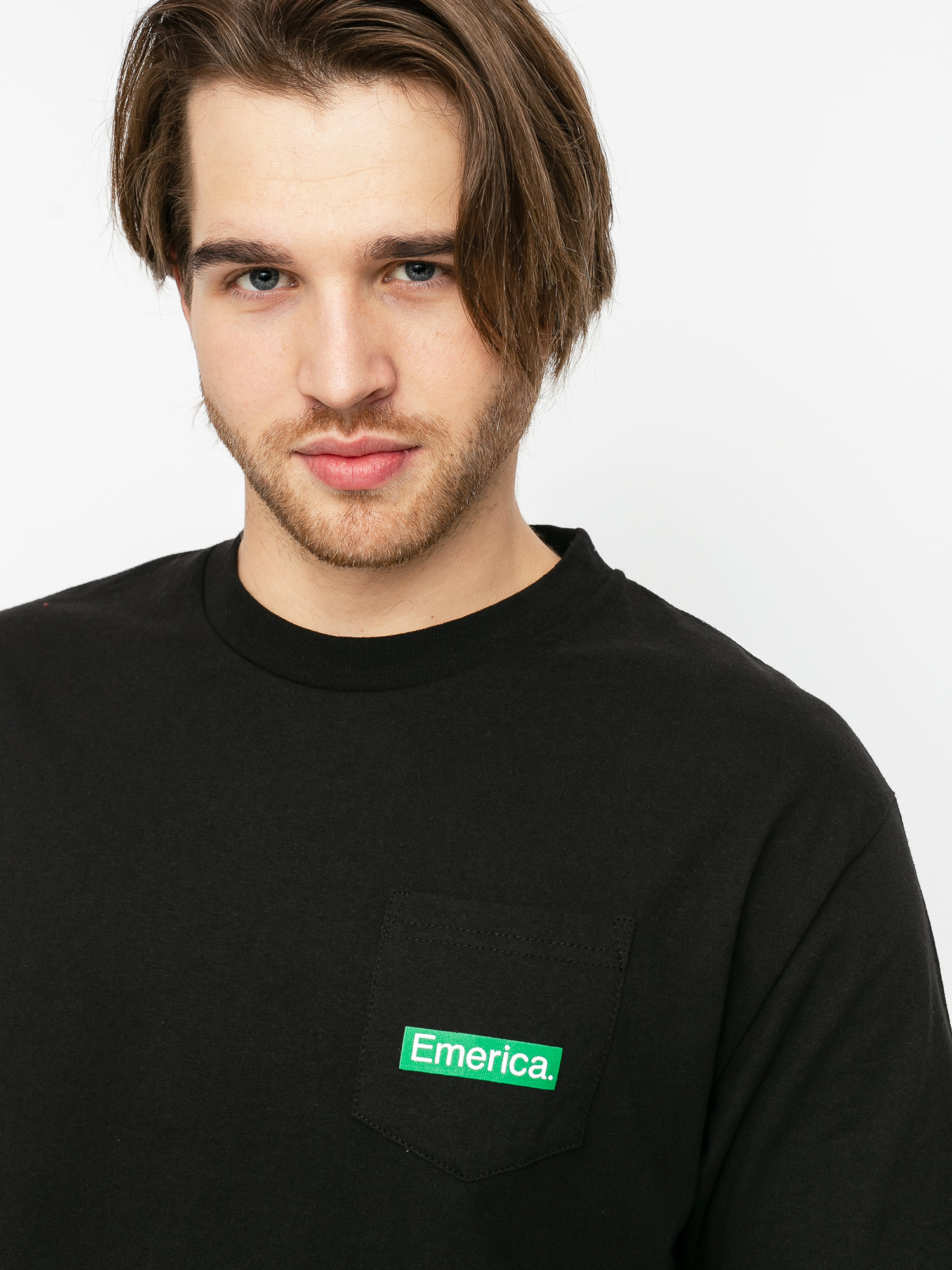 Emerica Pure Triangle Pocket Ujjatlan felső (black)