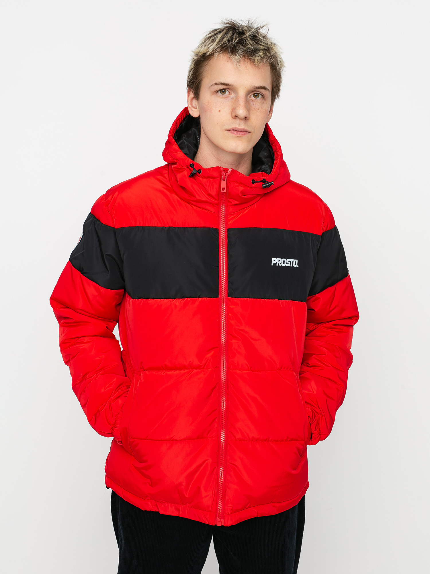 Prosto Winter Adament Dzseki (red/black)