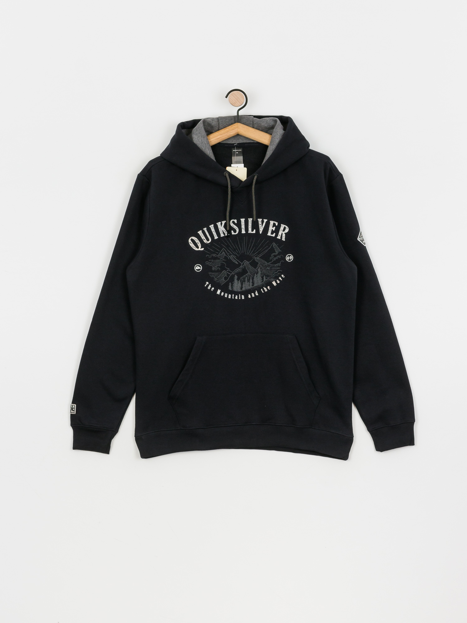 Férfi Quiksilver Big Logo Snow HD Thermo pulóver (true black)