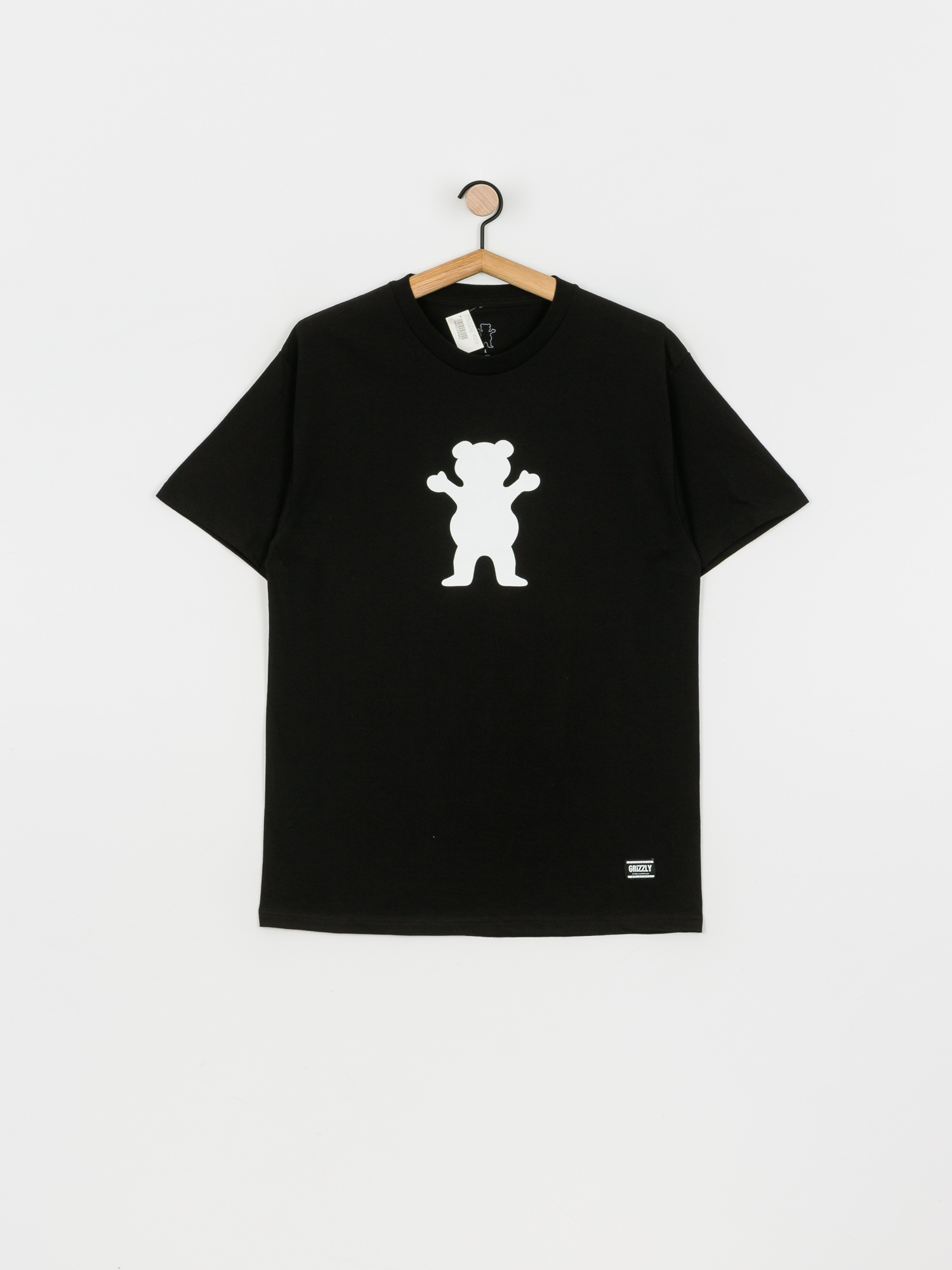 Grizzly Griptape OG Bear Ujjatlan felső (black/white)