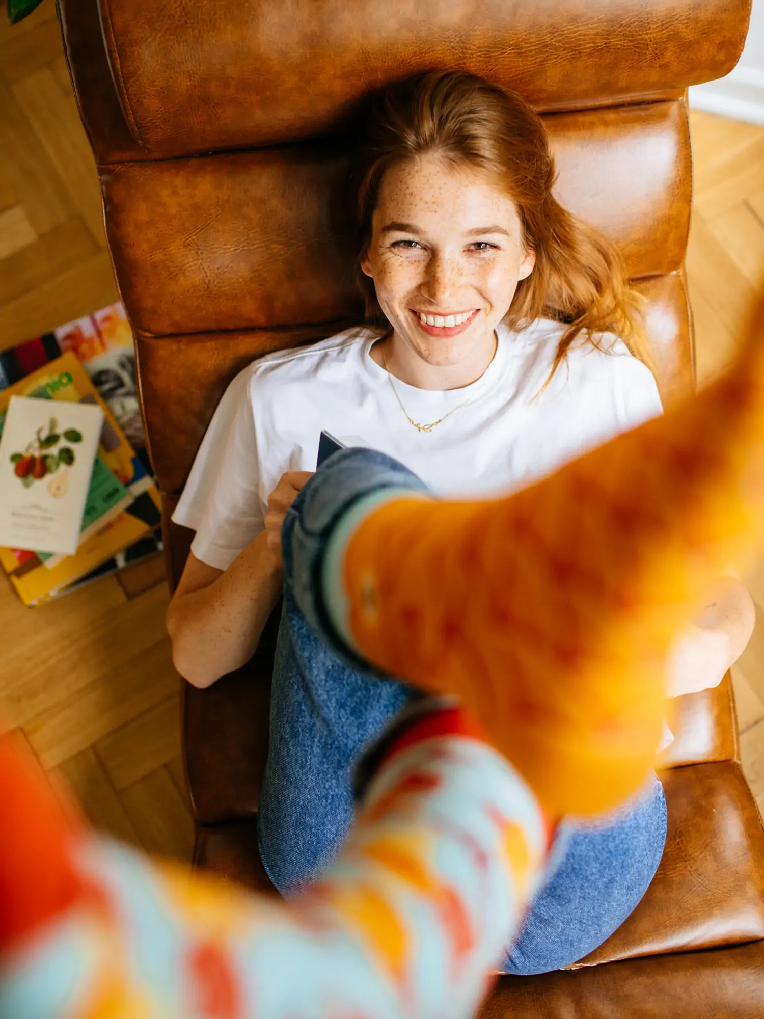 Many Mornings The Wish Fish Zokni (light blue/gold)