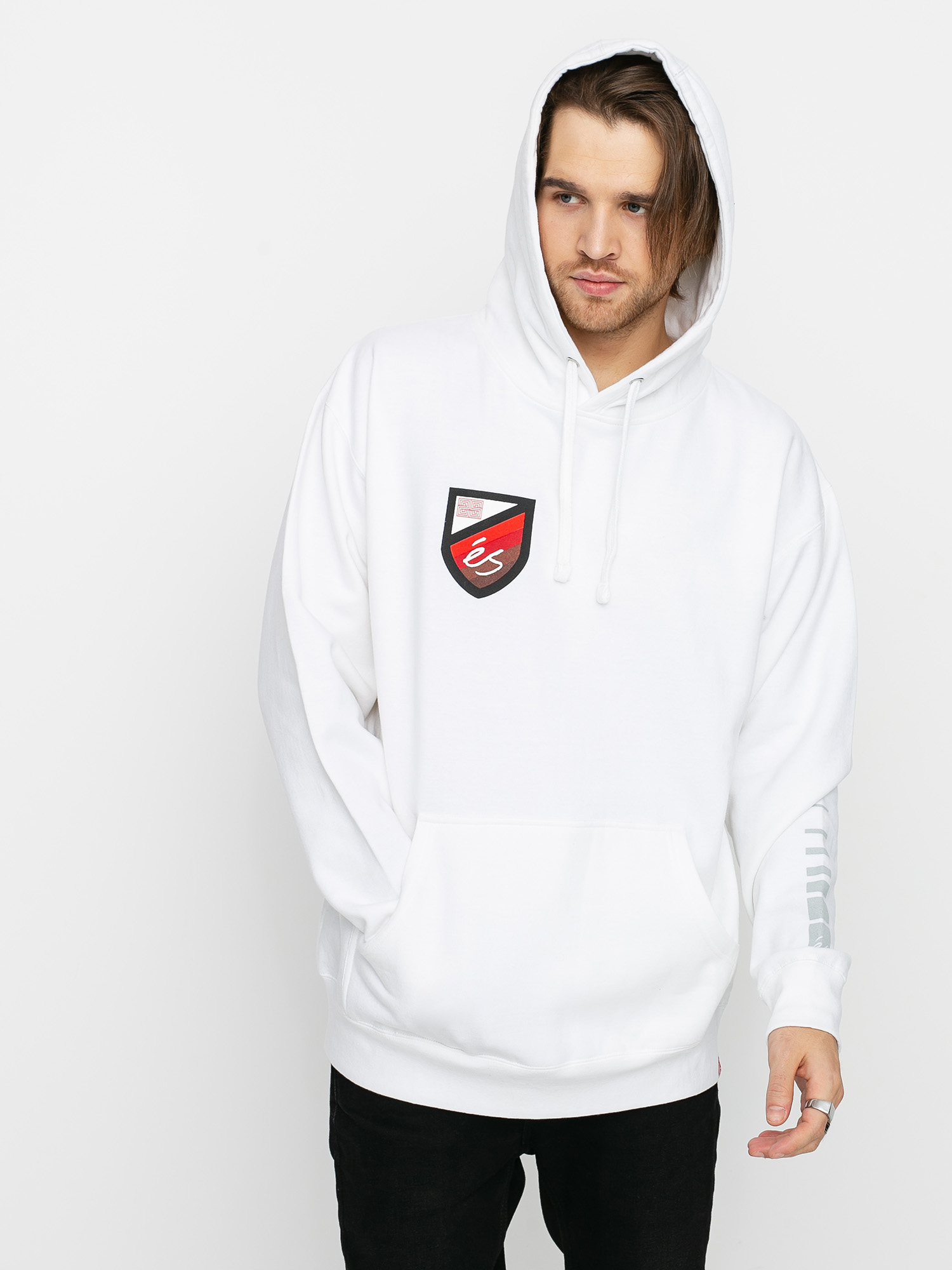 eS Academy HD Kapucnis pulóver (white)