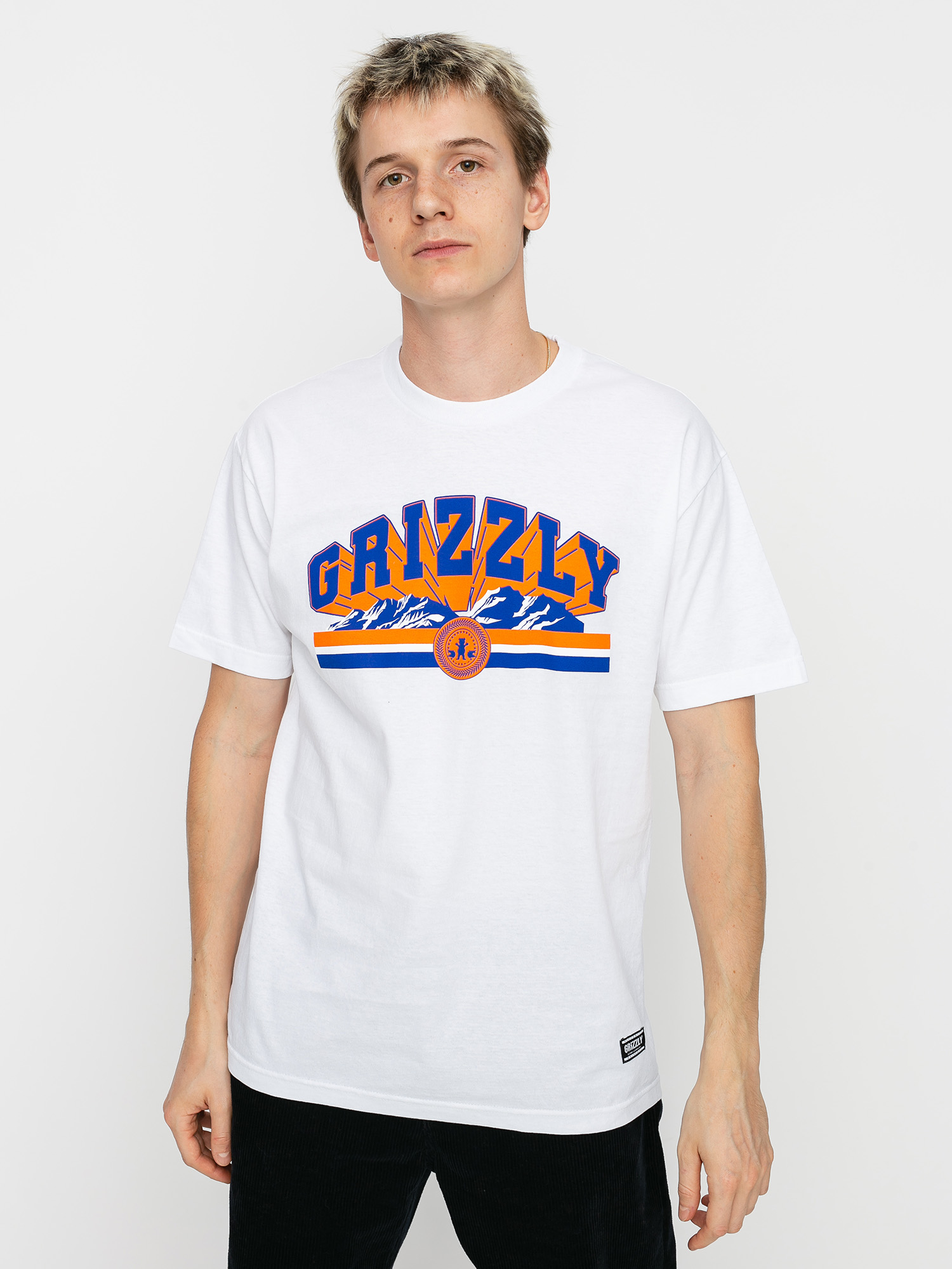 Grizzly Griptape Adventure Crest Ujjatlan felső (white)