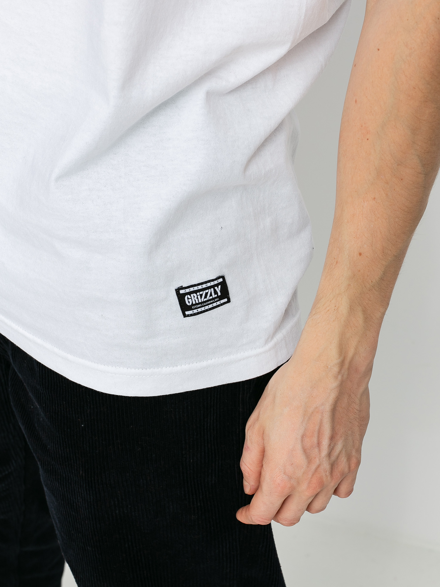 Grizzly Griptape Adventure Crest Ujjatlan felső (white)