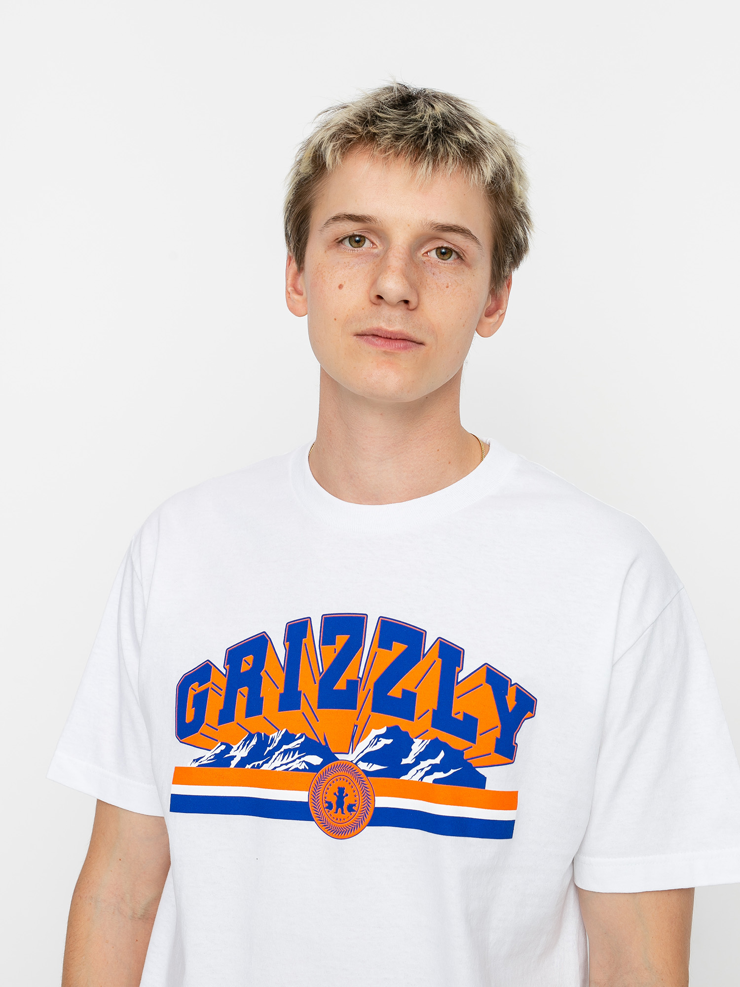 Grizzly Griptape Adventure Crest Ujjatlan felső (white)