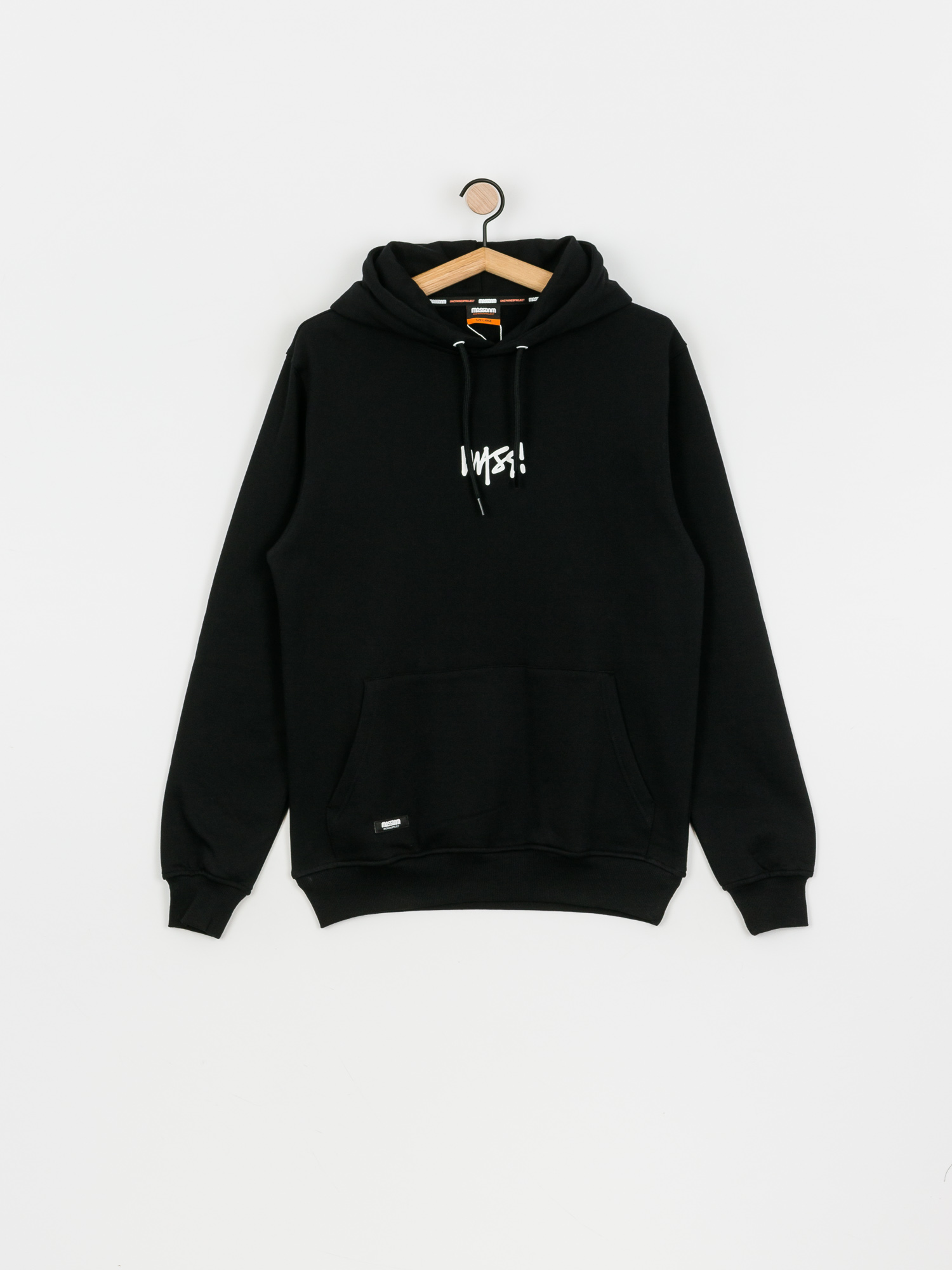 MassDnm Signature Small Logo HD Kapucnis pulóver (black)