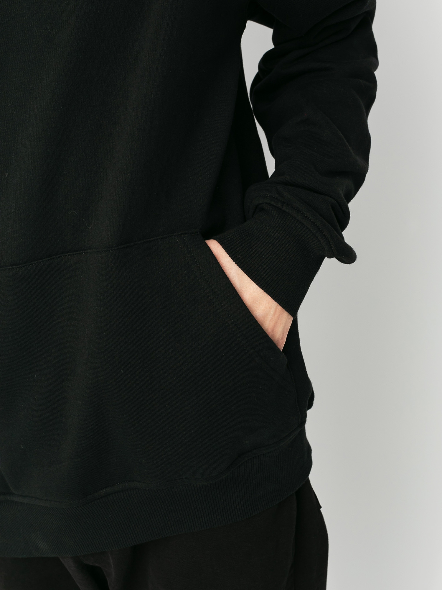 MassDnm Signature Small Logo HD Kapucnis pulóver (black)