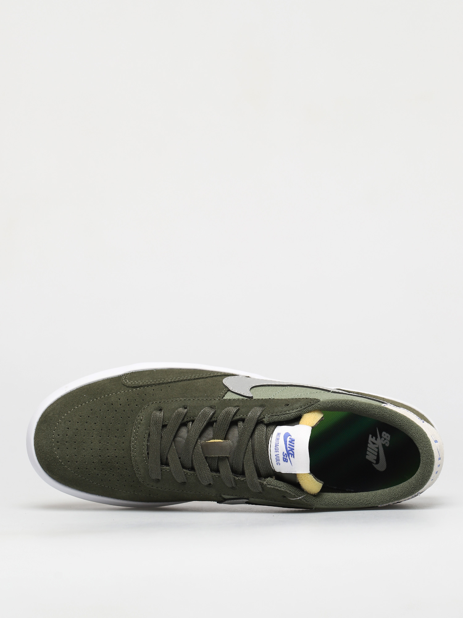 Nike SB Cipők Heritage Vulc Prm (cargo khaki/medium grey spiral sage)