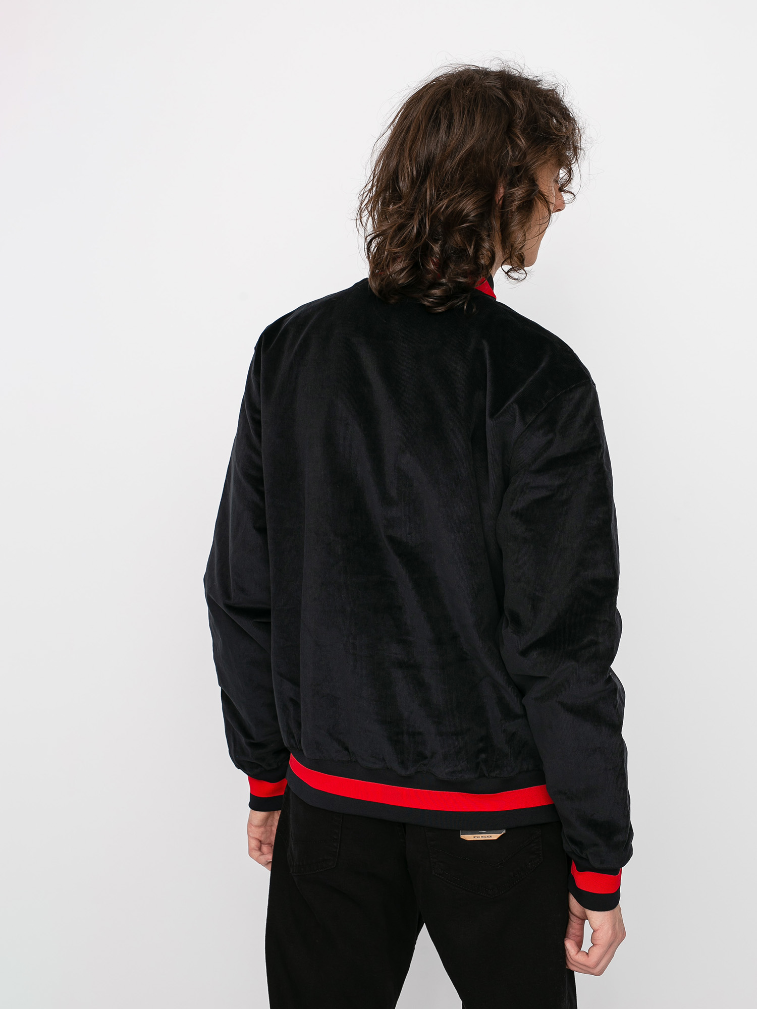 Nike SB Dzseki Corduroy Bomber (black/black/university red/black)