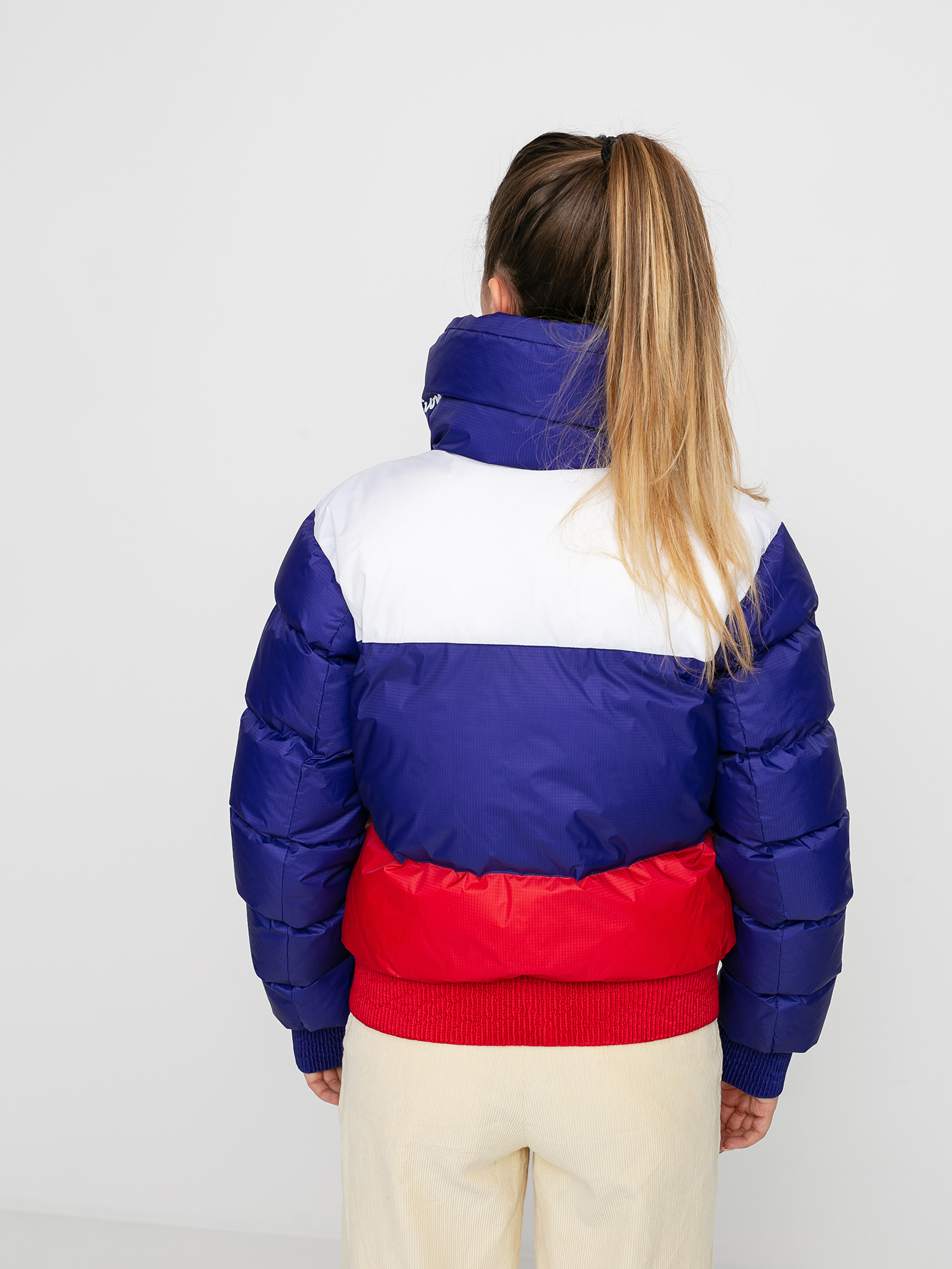 champion colour block puffer jacket