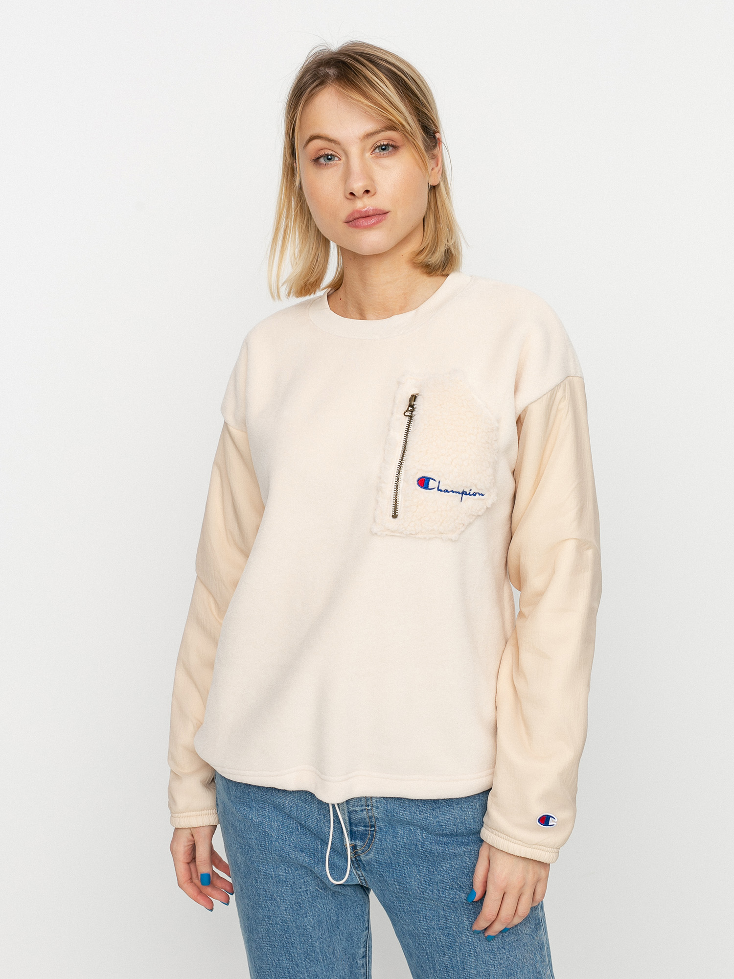 Champion Crewneck Sweatsuit 113507 Wmn Pulóver (sdd)