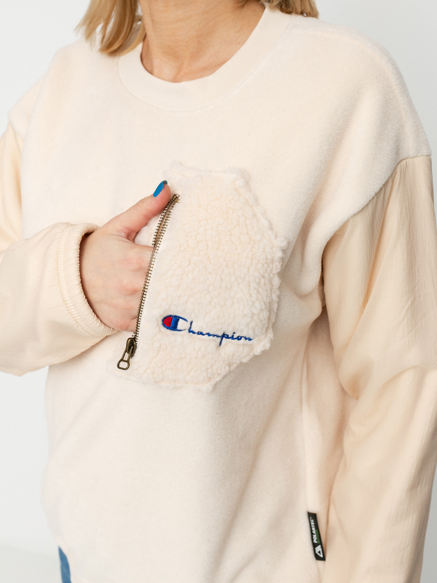 Champion Crewneck Sweatsuit 113507 Wmn Pulóver (sdd)