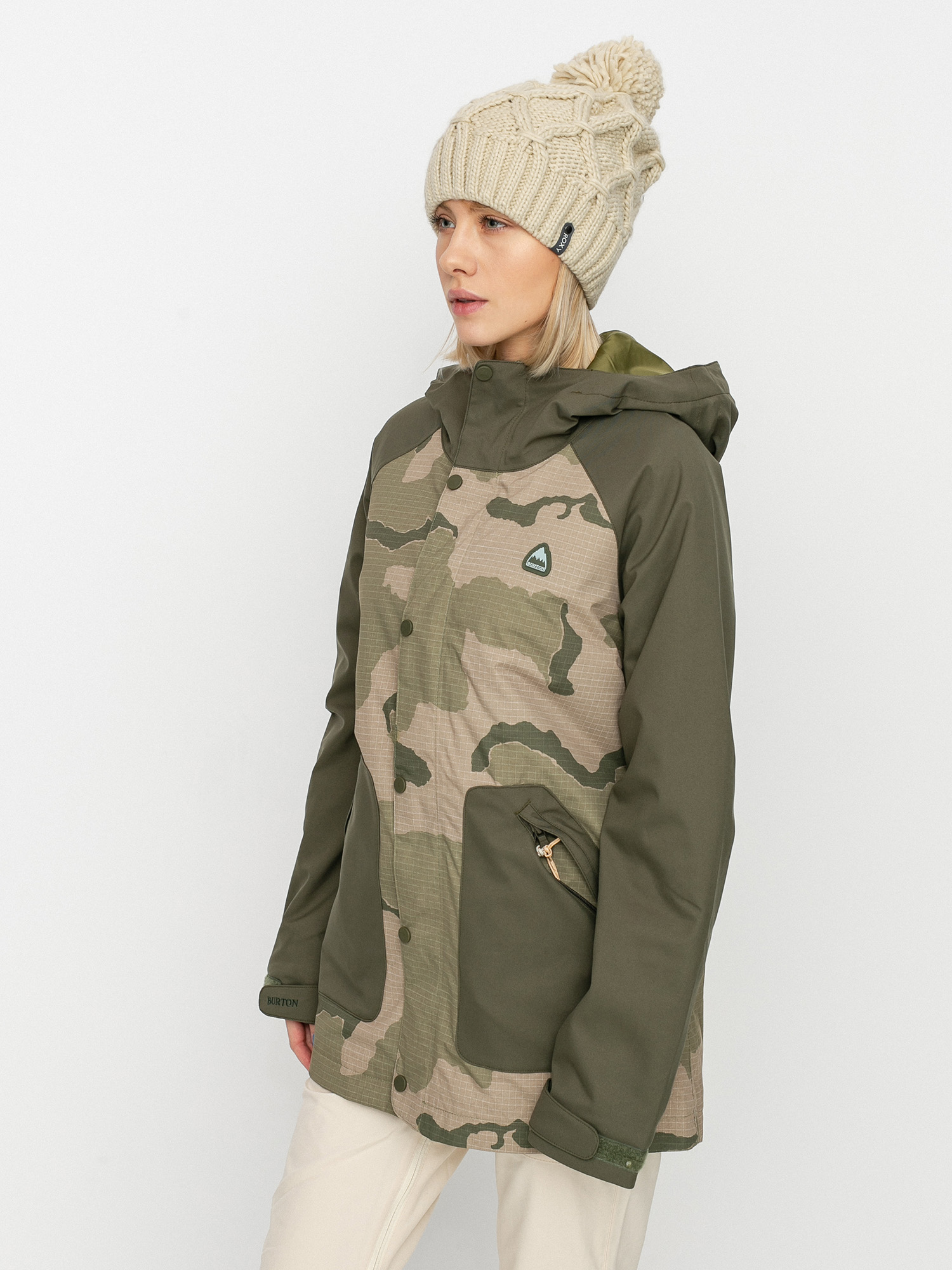 Női Burton Eastfall Snowboard dzseki (keef/barren camo)