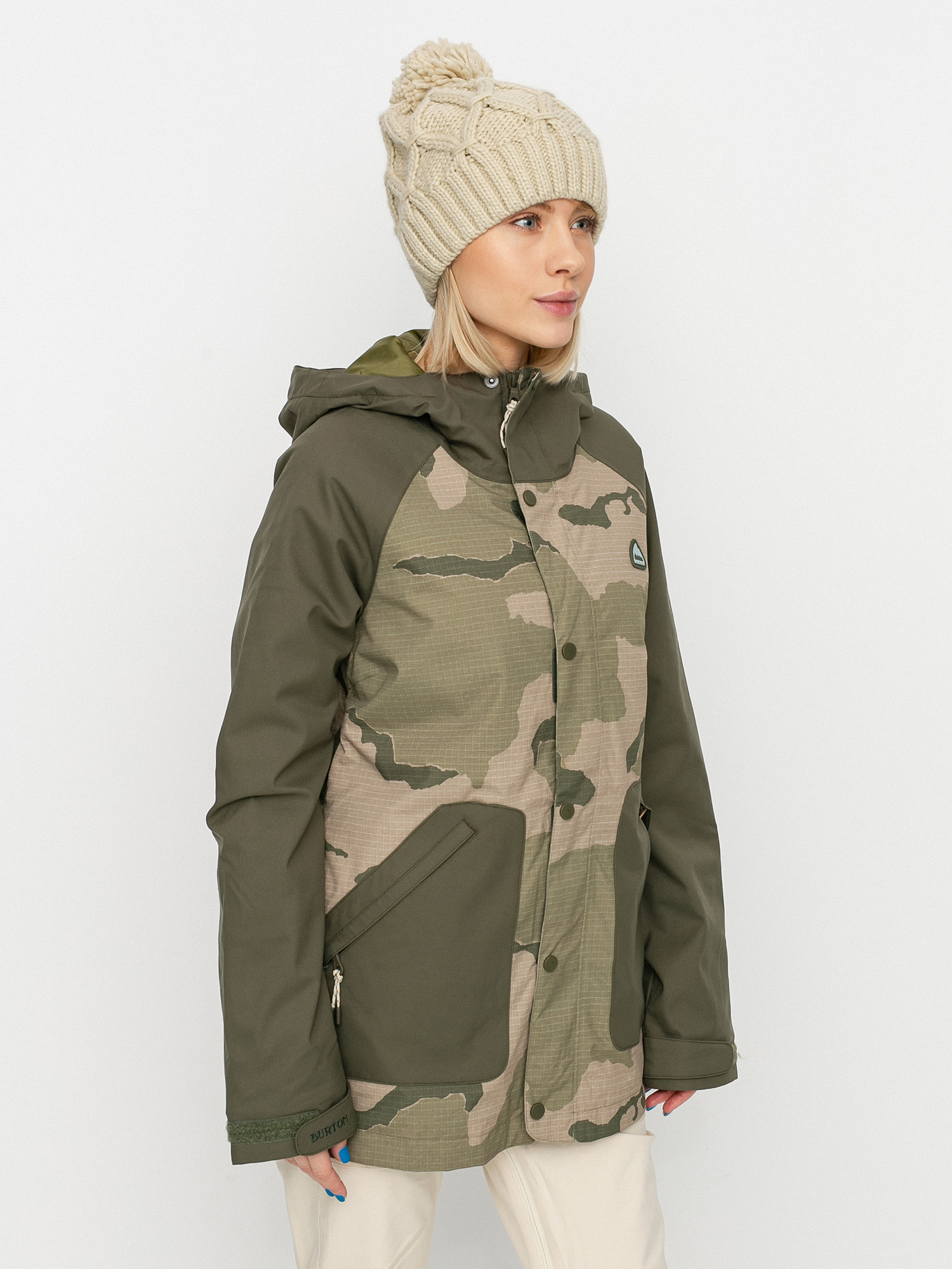 Női Burton Eastfall Snowboard dzseki (keef/barren camo)