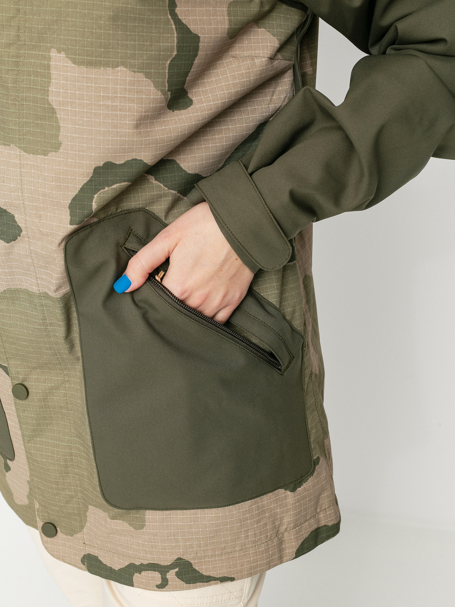 Női Burton Eastfall Snowboard dzseki (keef/barren camo)