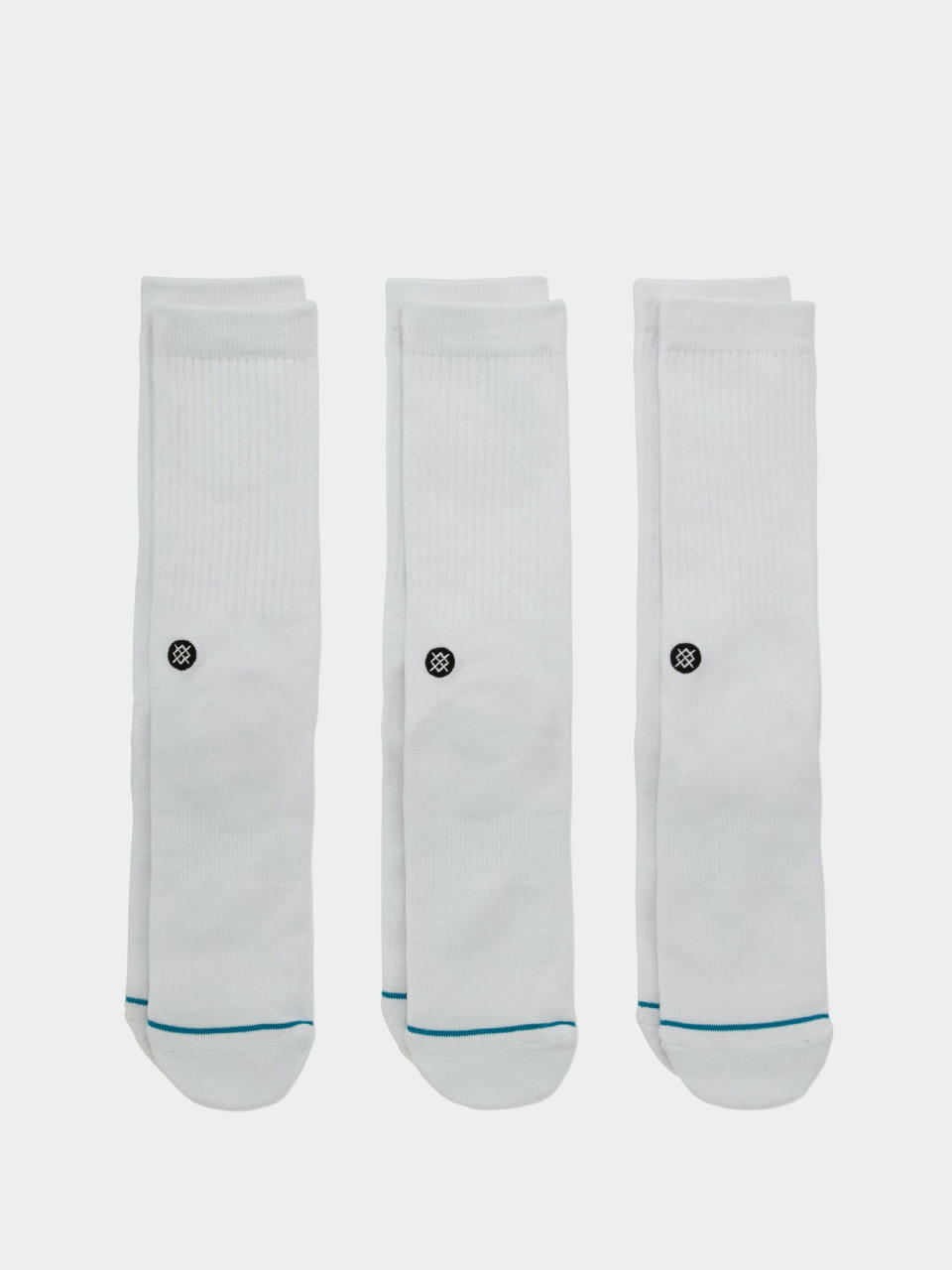 Stance Icon 3 Pack Zokni (white)