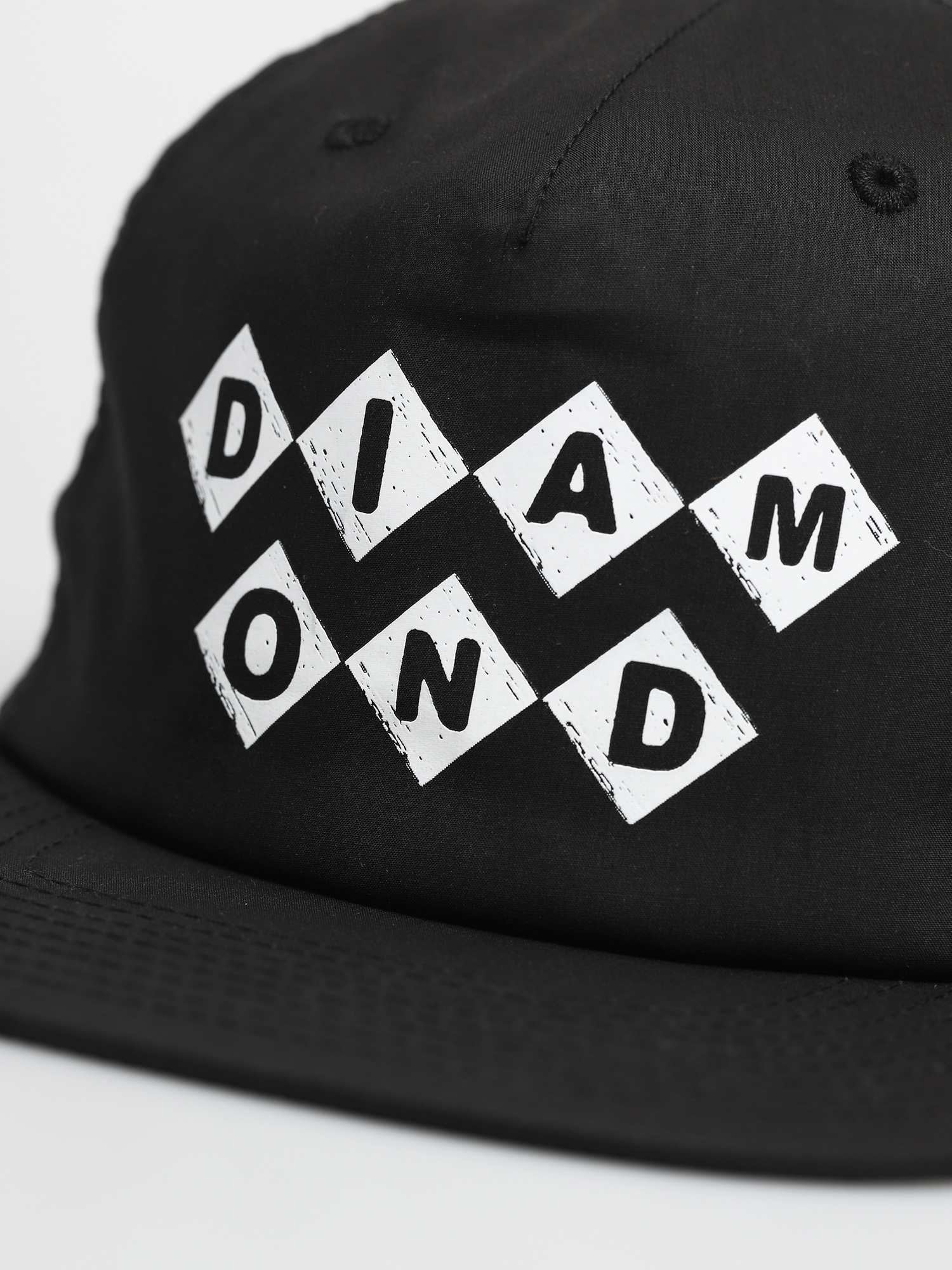 Diamond Supply Co. Gem Block Unstructured Strapback ZD Baseball sapka (black)