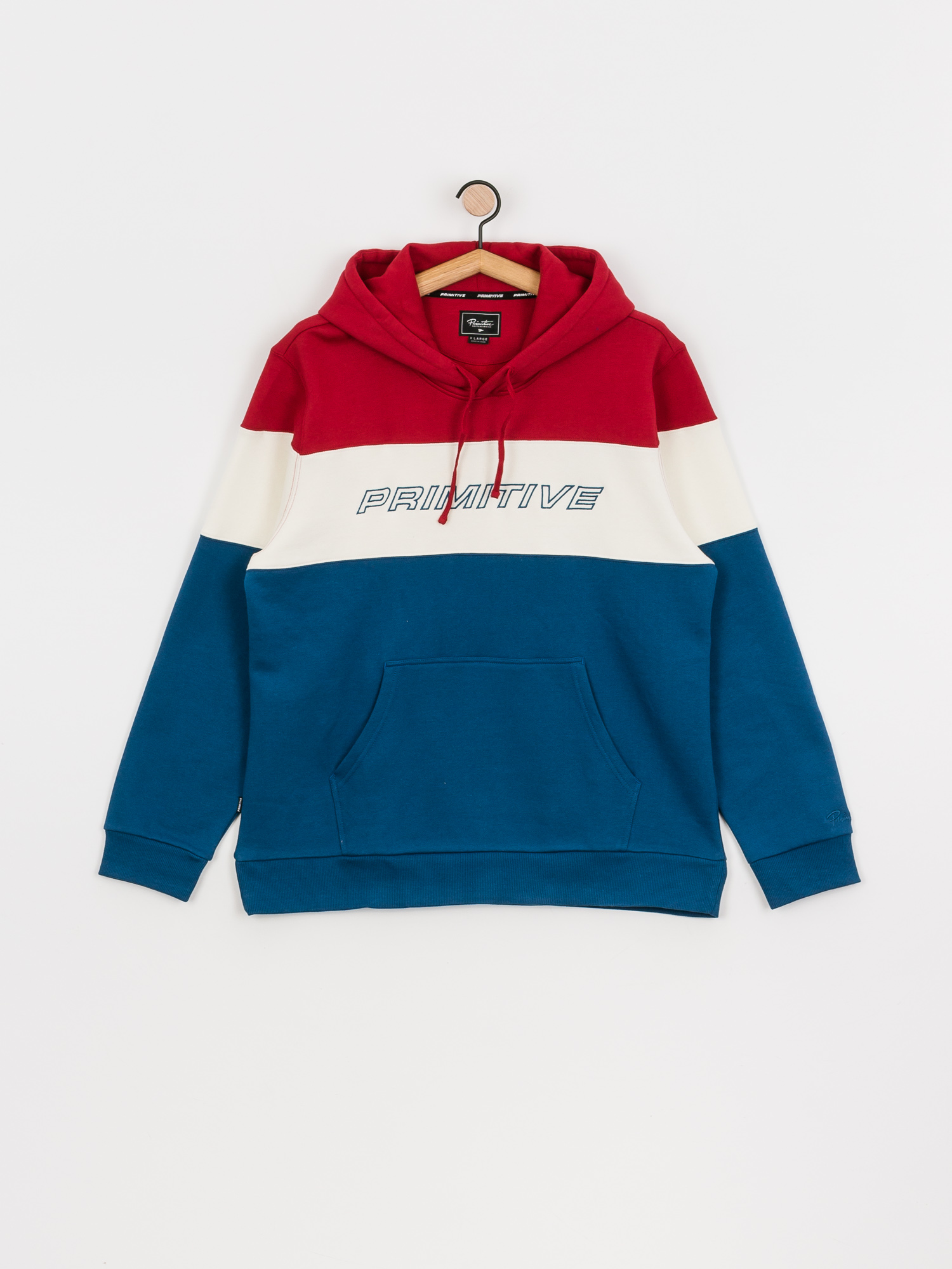 Primitive Levels HD Kapucnis pulóver (red)