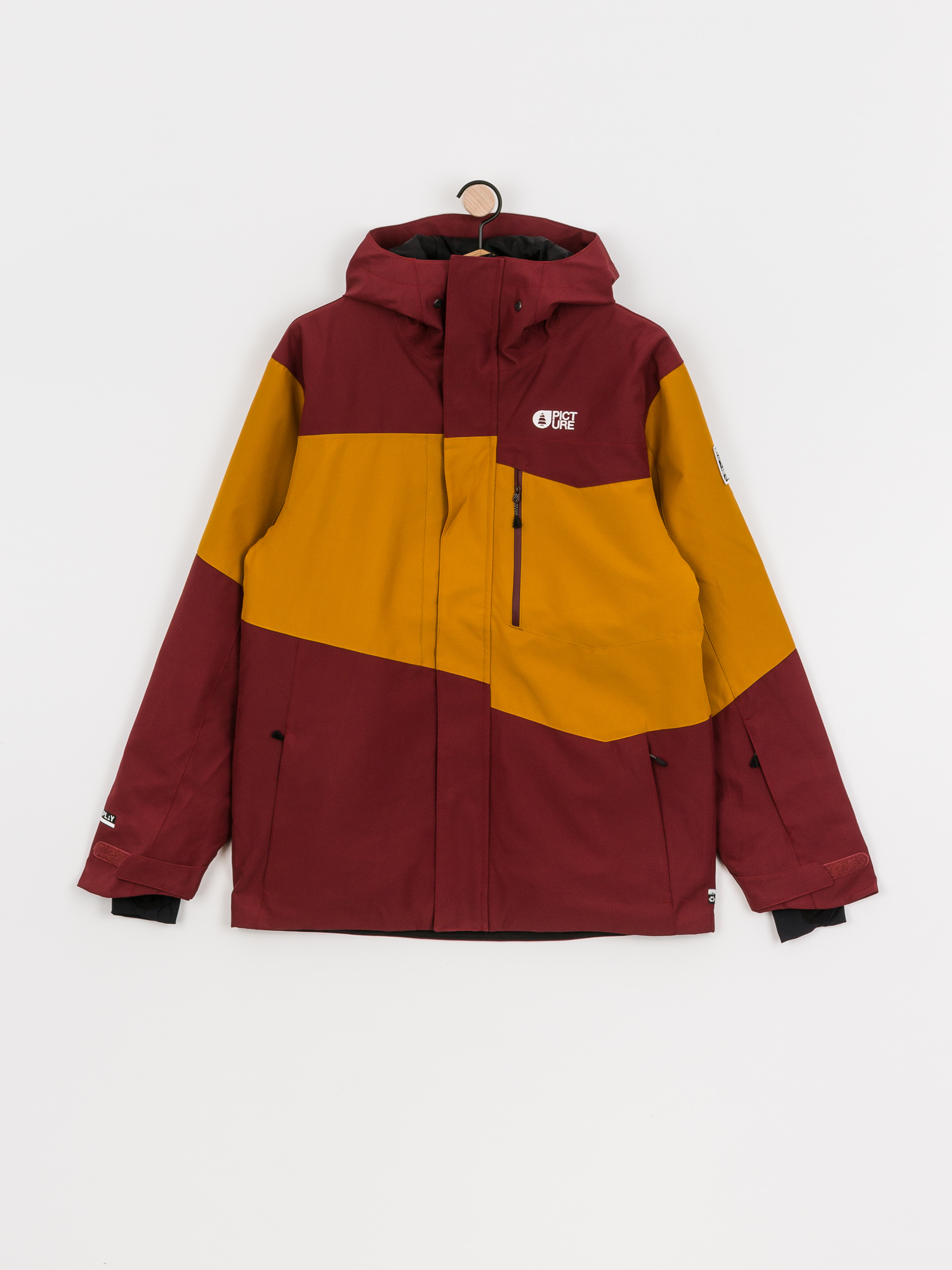 Férfi Picture Styler Snowboard dzseki (camel ketchup)