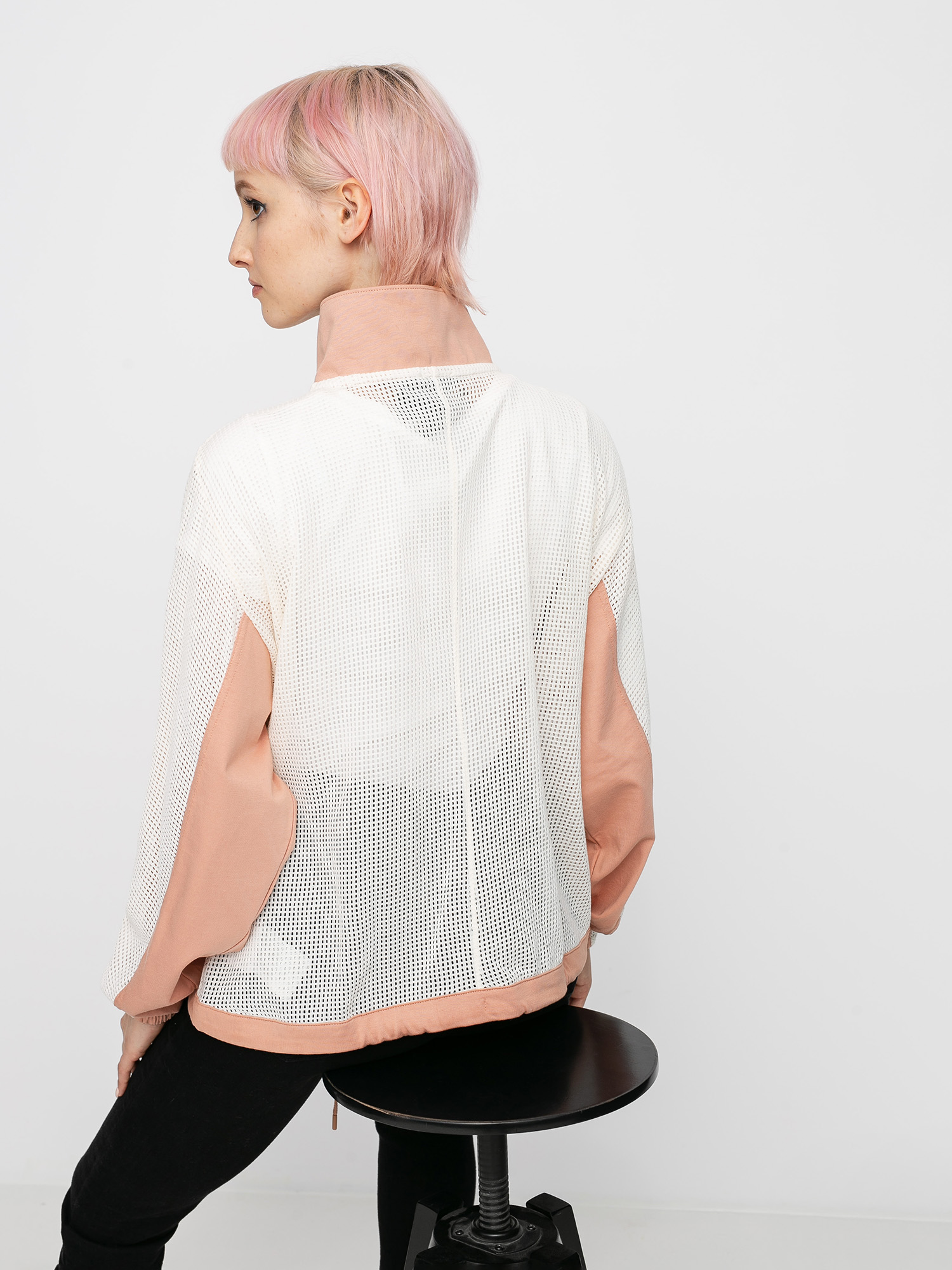 Nike Jkt Mesh Wmn Pulóver (rose gold/pale ivory/pale ivory)