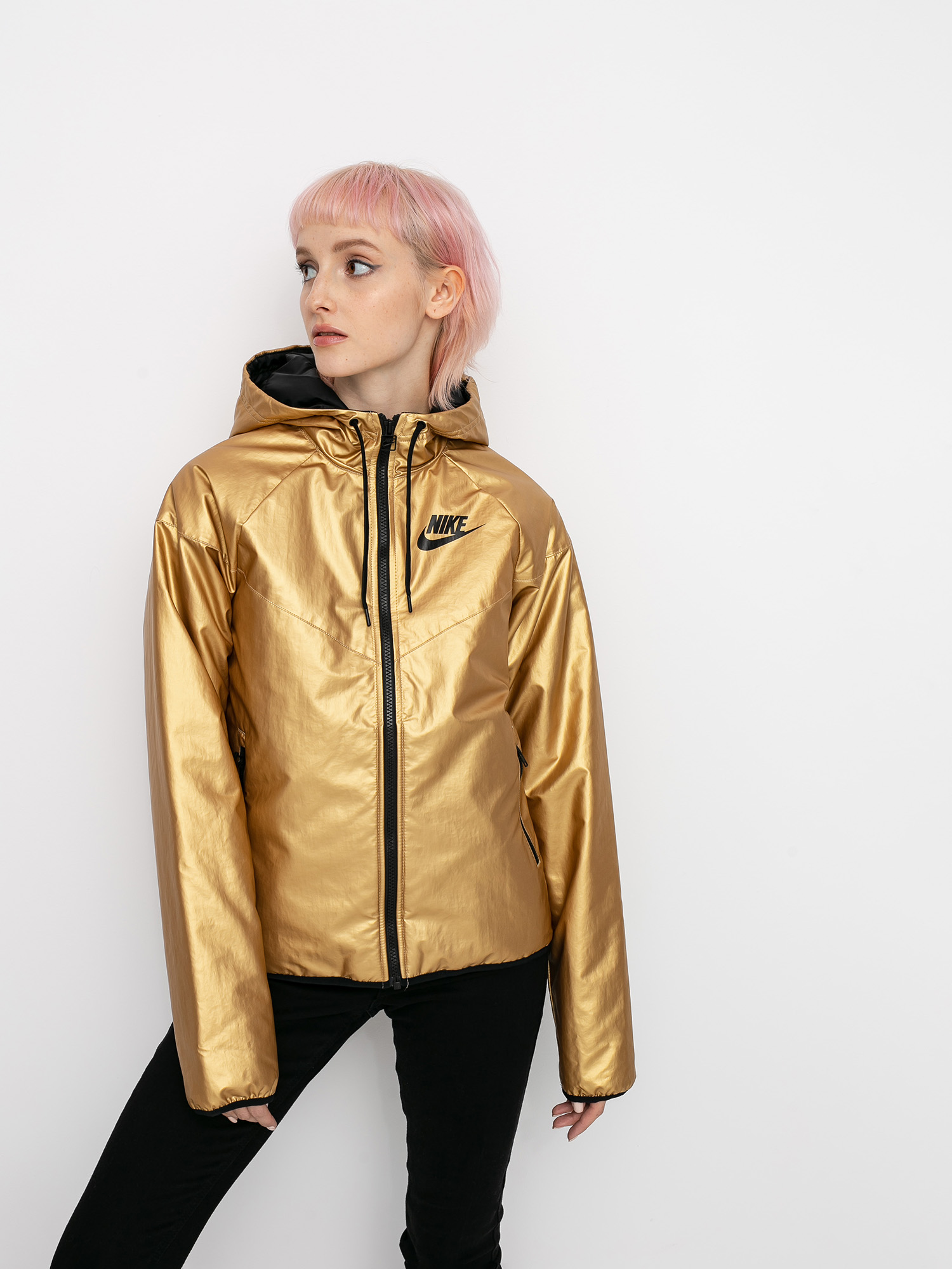 Dzseki Nike Syn Fill Wr Jkt Mtlc Wmn (metallic gold/black/black)