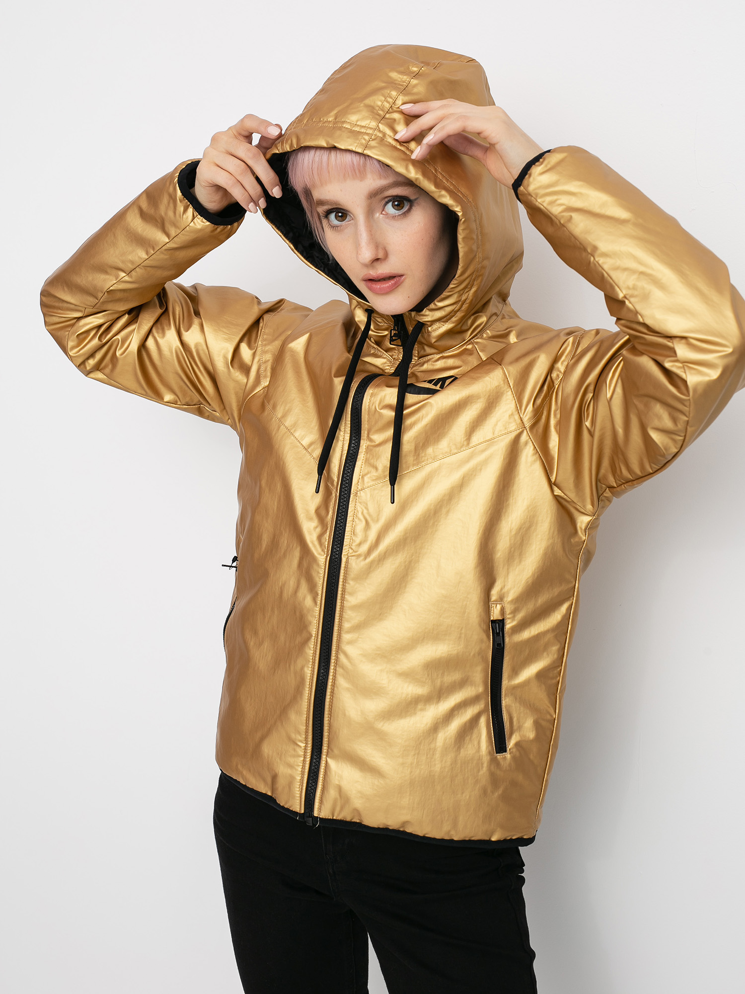 Dzseki Nike Syn Fill Wr Jkt Mtlc Wmn (metallic gold/black/black)