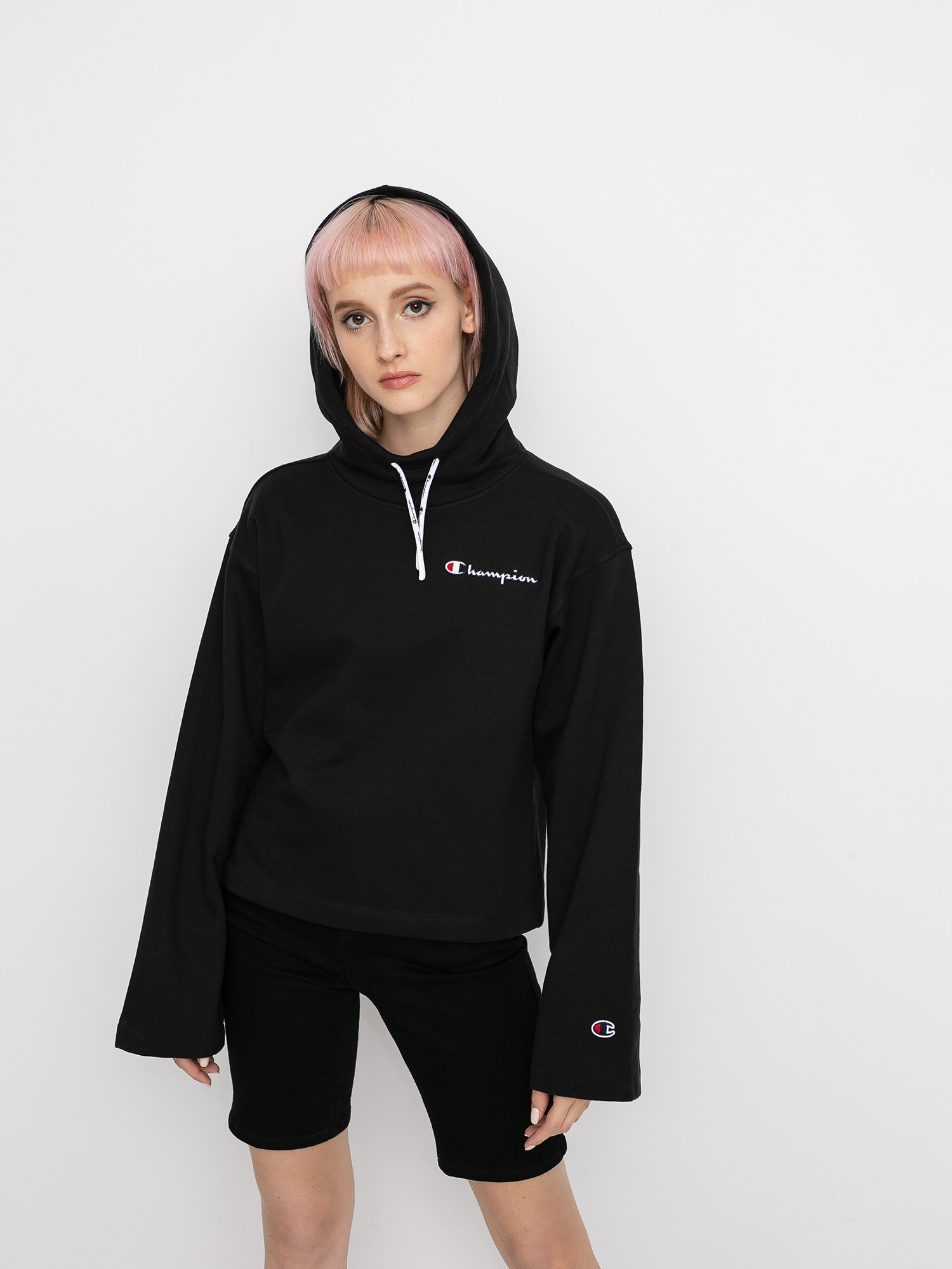 Champion Sweatshirt HD 113186 Wmn Kapucnis pulóver (nbk)