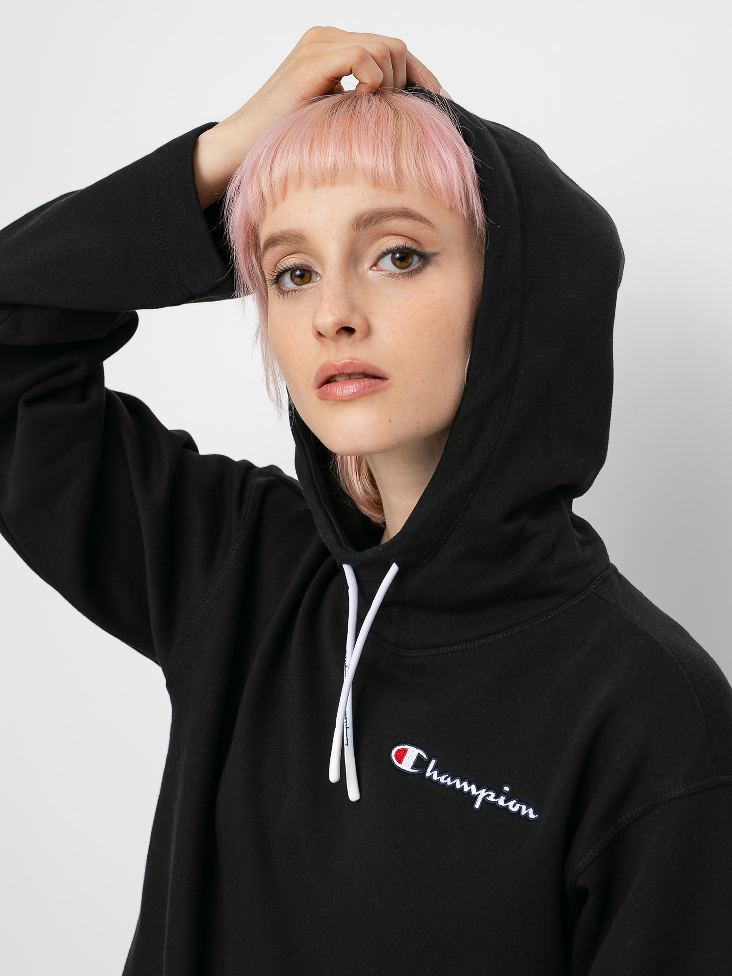 Champion Sweatshirt HD 113186 Wmn Kapucnis pulóver (nbk)