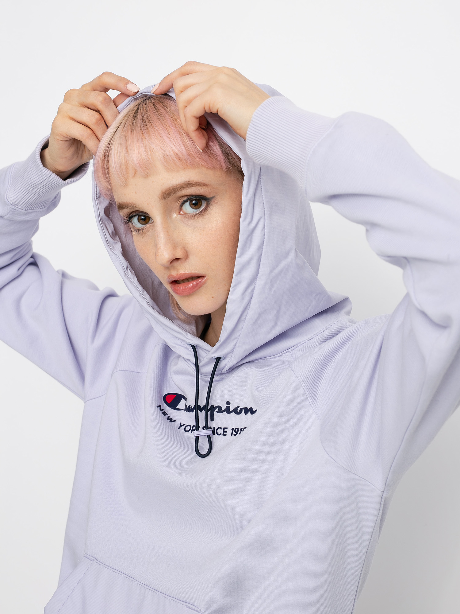 Champion Sweatshirt HD 113275 Wmn Kapucnis pulóver (lac/lac)