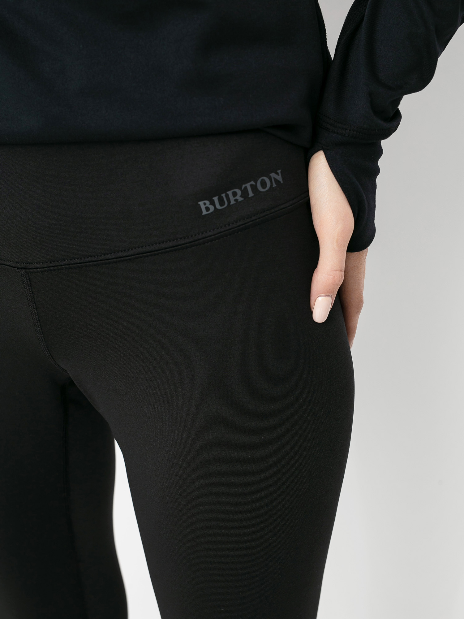 Női Burton Lightweight X Base Layer Pant Thermo leggings (true black)