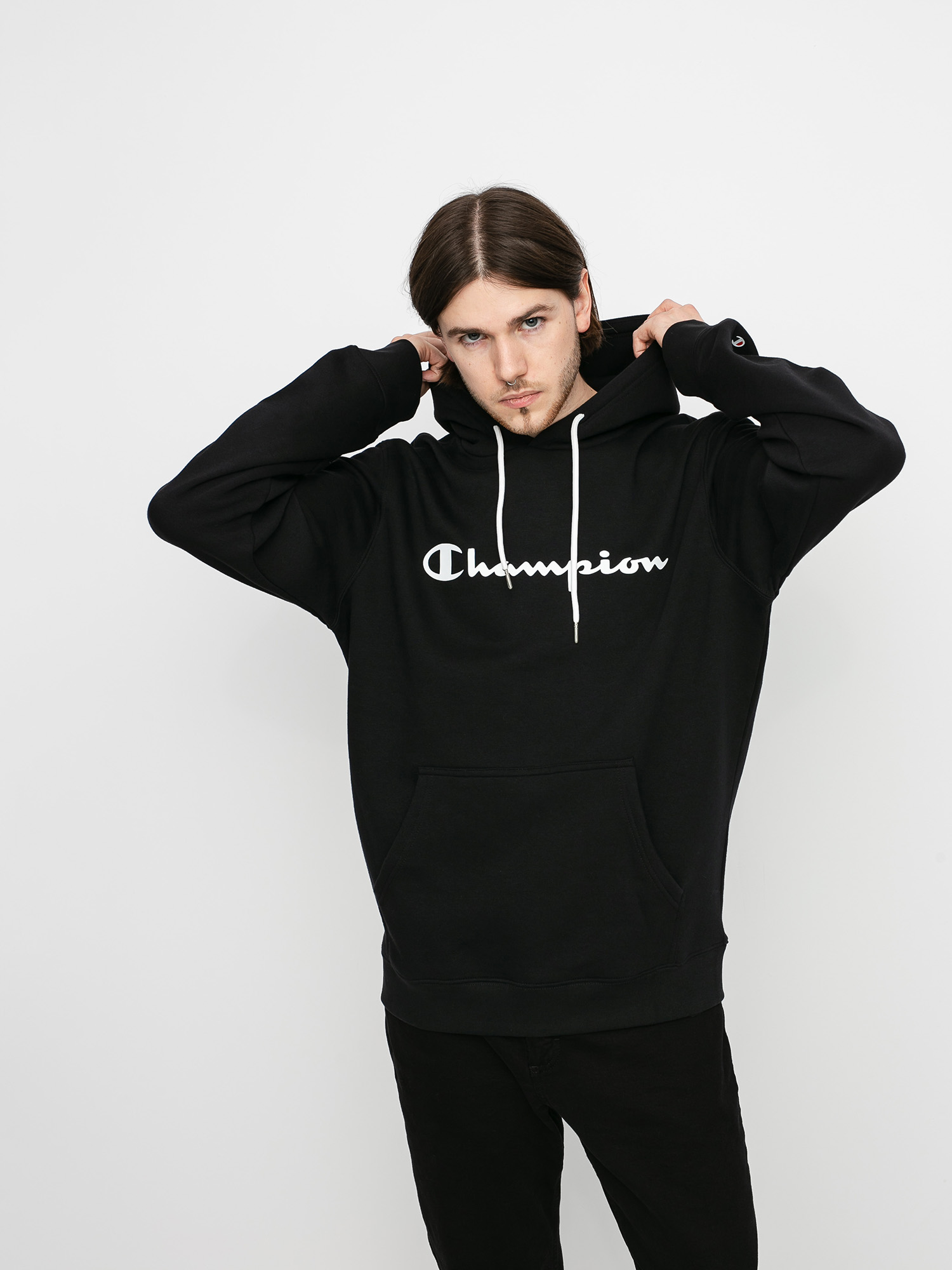 Champion Legacy Sweatshirt HD 214743 Kapucnis pulóver (nbk)