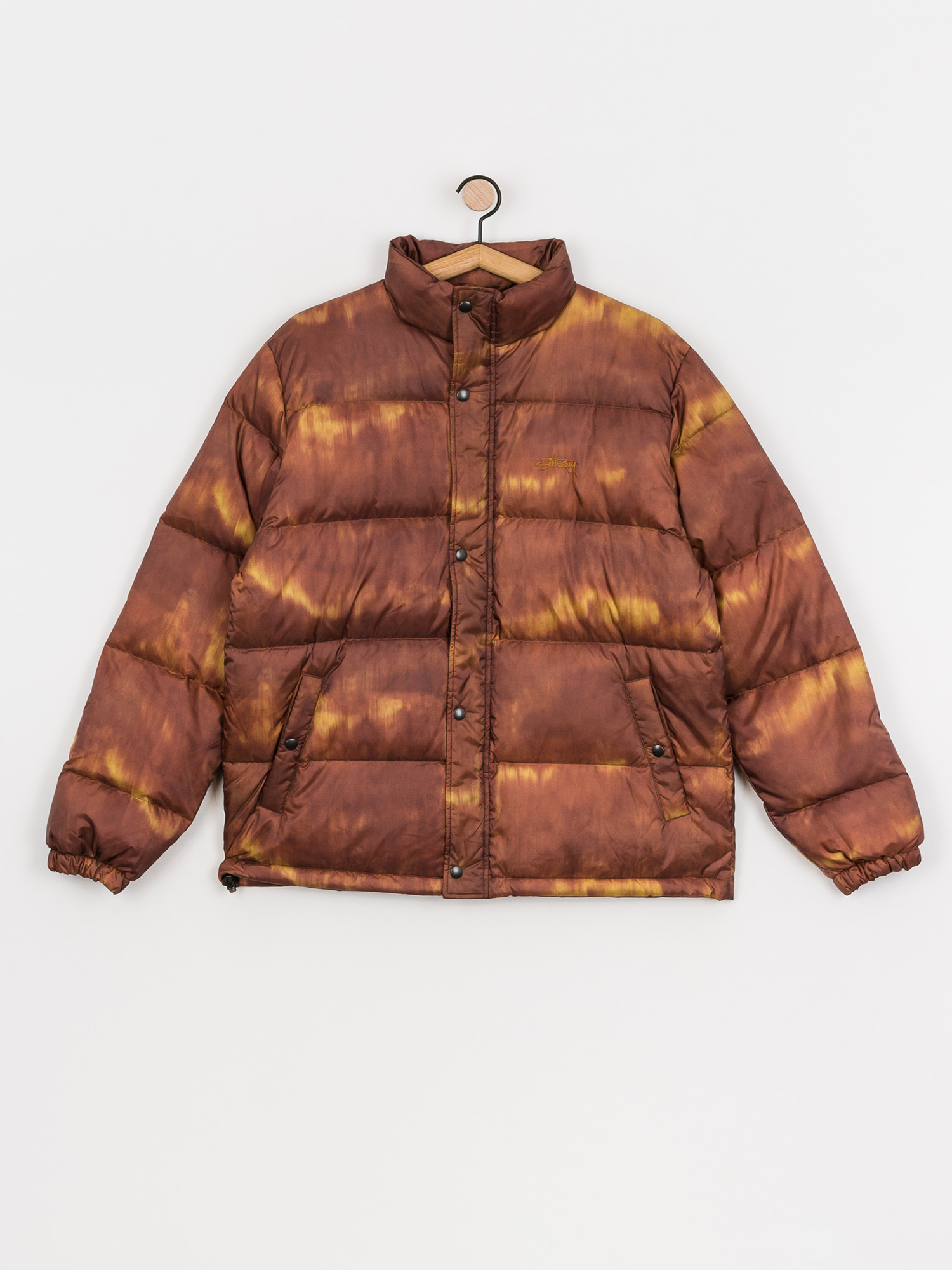 Stussy Aurora Puffer Dzseki (brown)