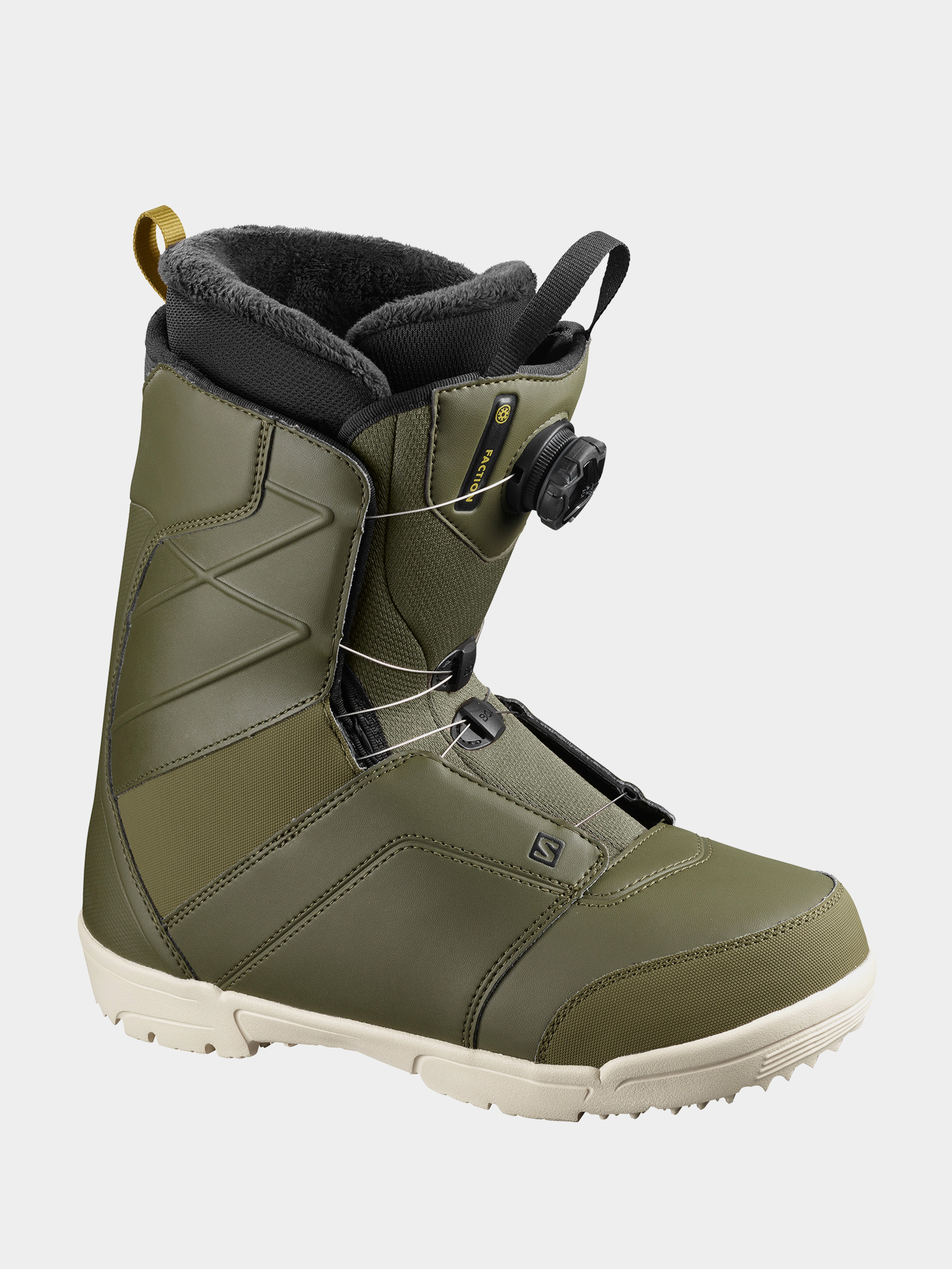Férfi Salomon Faction Boa Snowboard cipők (olive nigh/olive nigh/r)