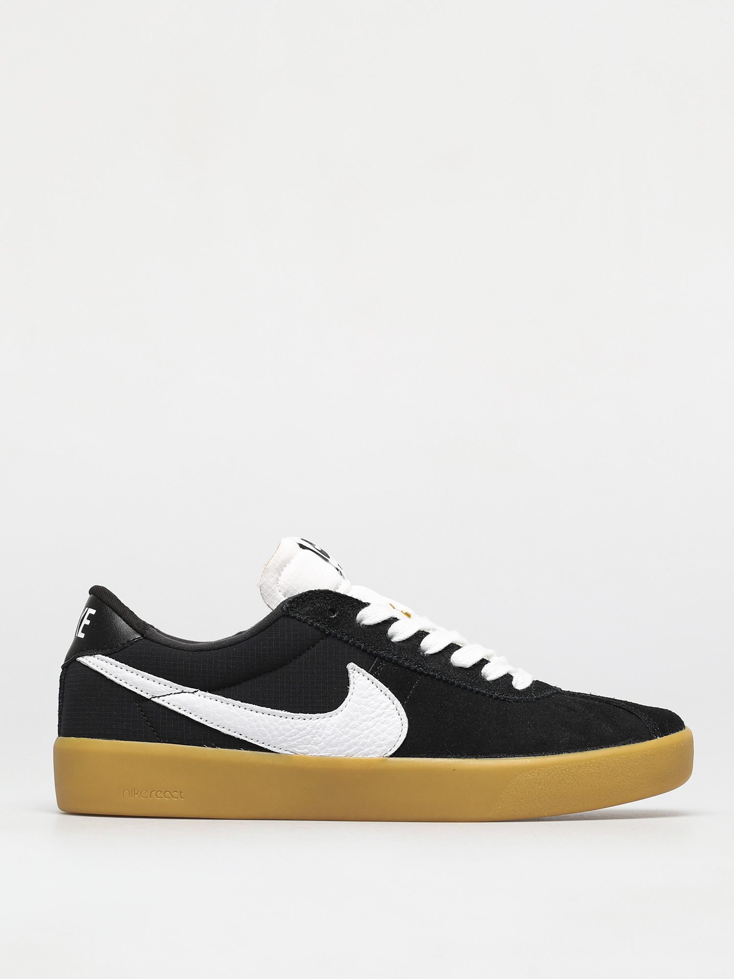 Nike SB Bruin React Cipők (black/white black gum light brown)
