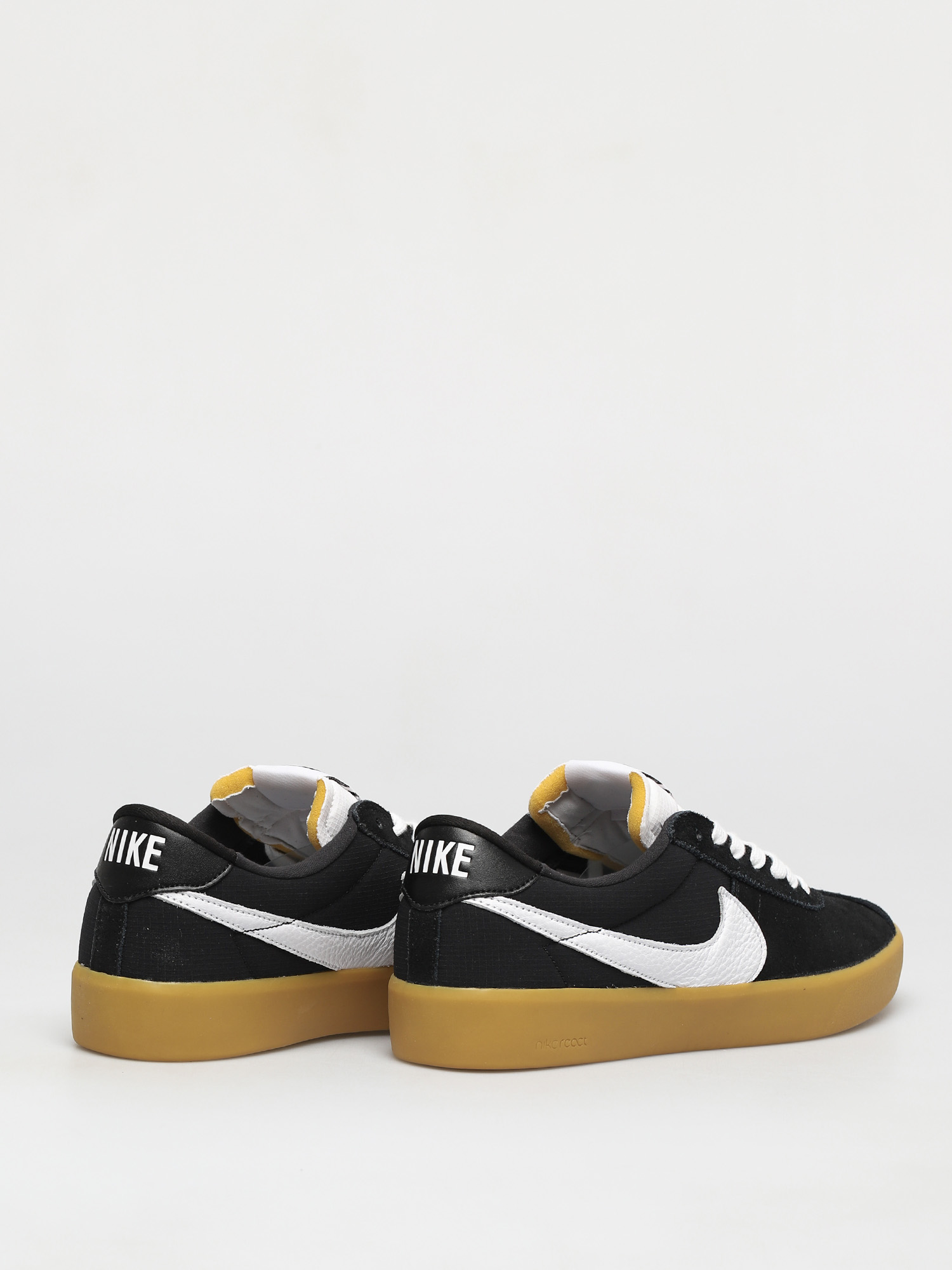 Nike SB Bruin React Cipők (black/white black gum light brown)