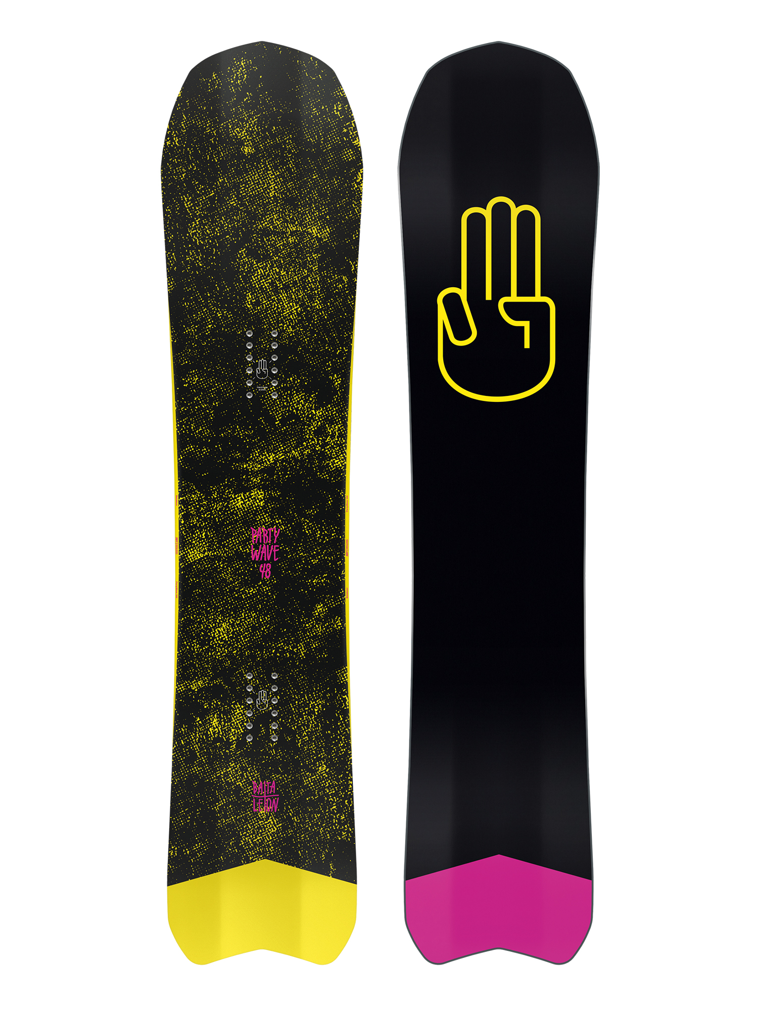 Férfi Bataleon Party Wave Snowboard (pink/black/yellow)