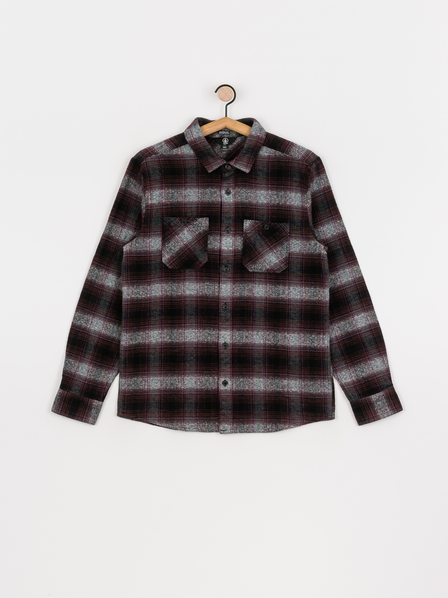 Volcom Quintin Flannel Ls Ing (black)