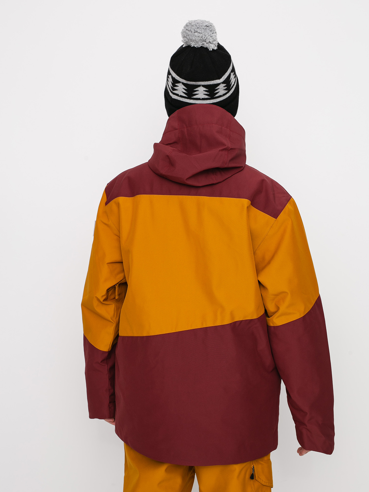 Férfi Picture Styler Snowboard dzseki (camel ketchup)