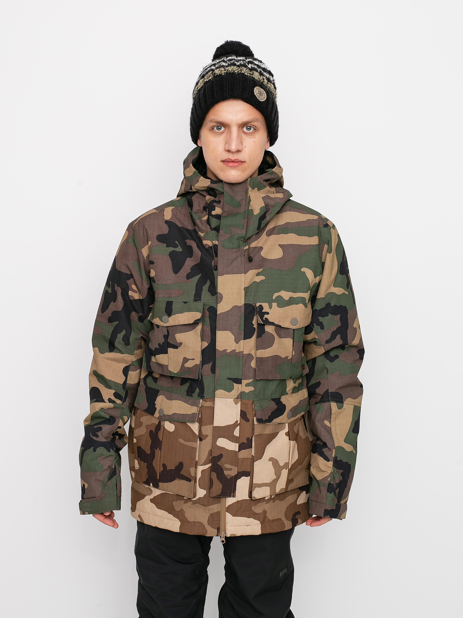Férfi Billabong Adversary Snowboard dzseki (woodland camo)
